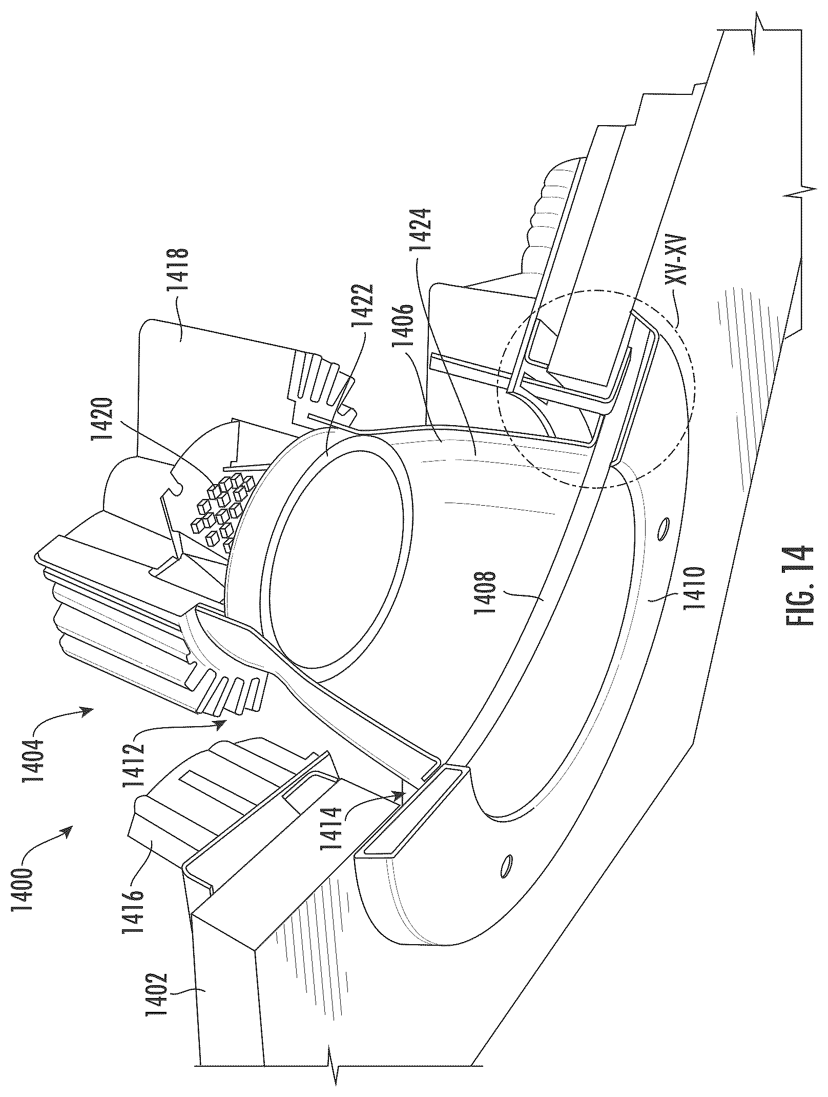 Patent US12590690 Figure 14 – Lighting fixture
