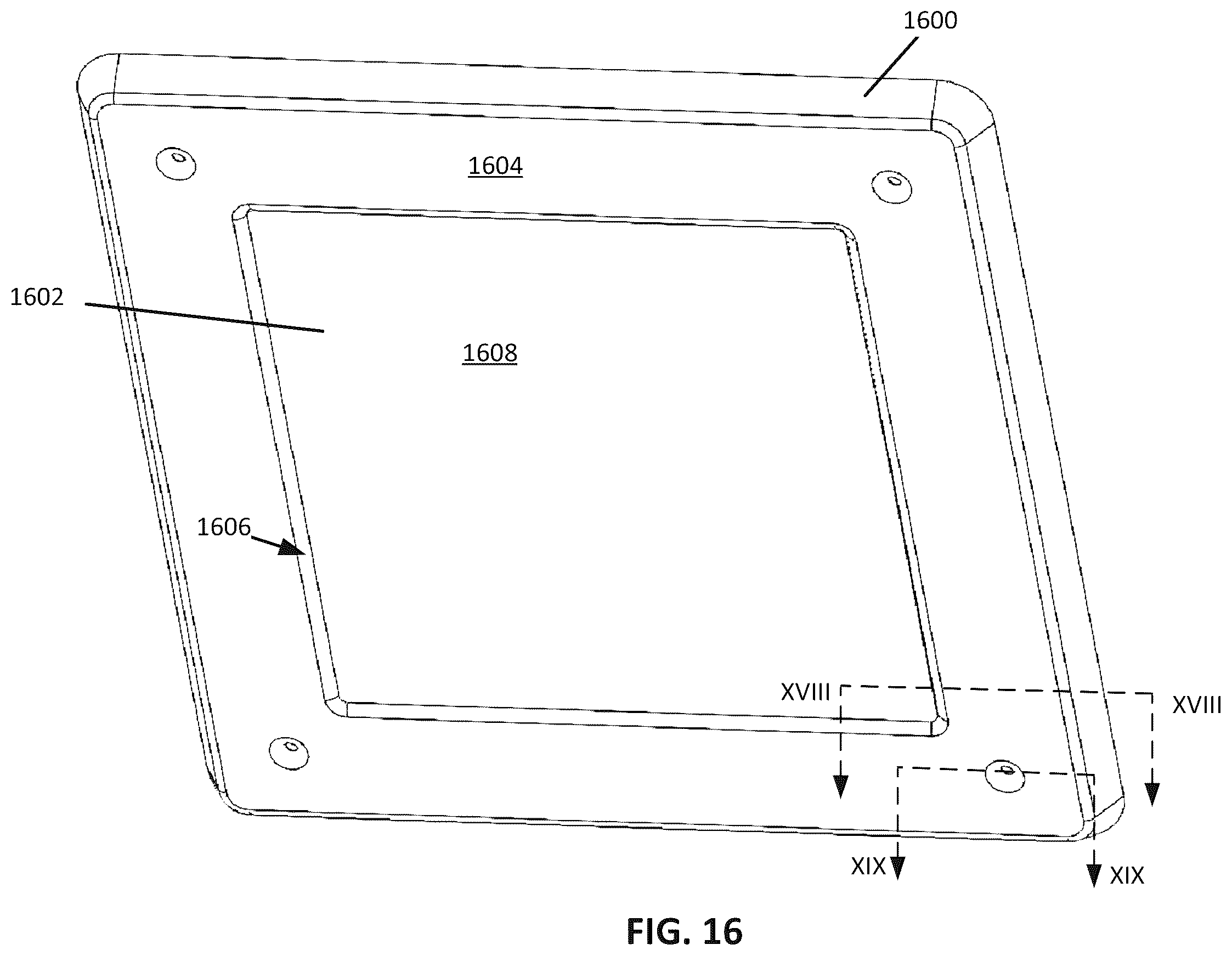 Patent US12590690 Figure 16 – Lighting fixture