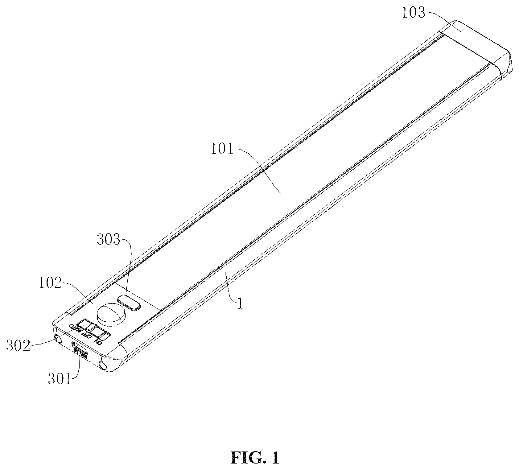 Patent US12590691 Figure 1 – Light strip
