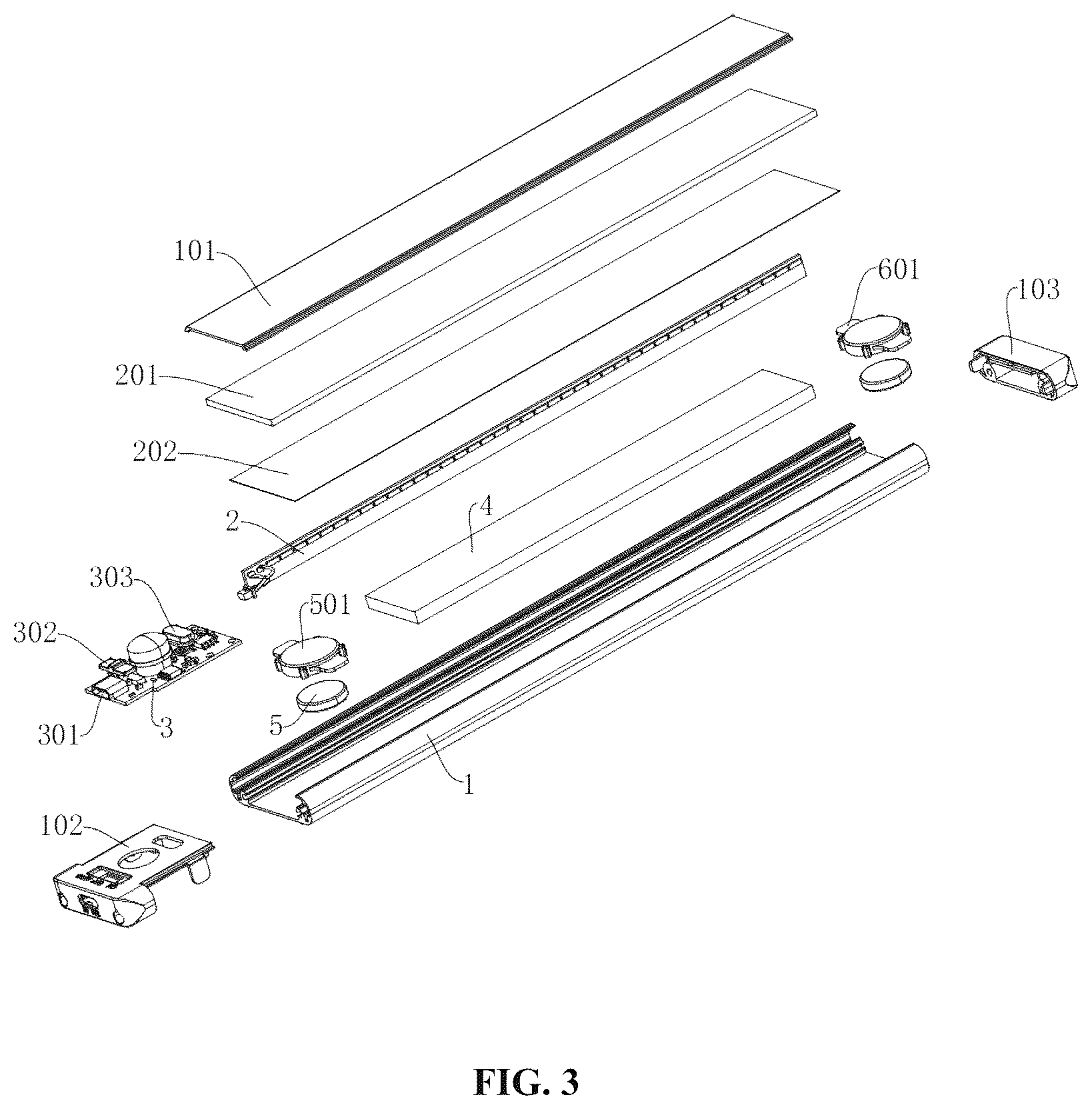 Patent US12590691 Figure 3 – Light strip