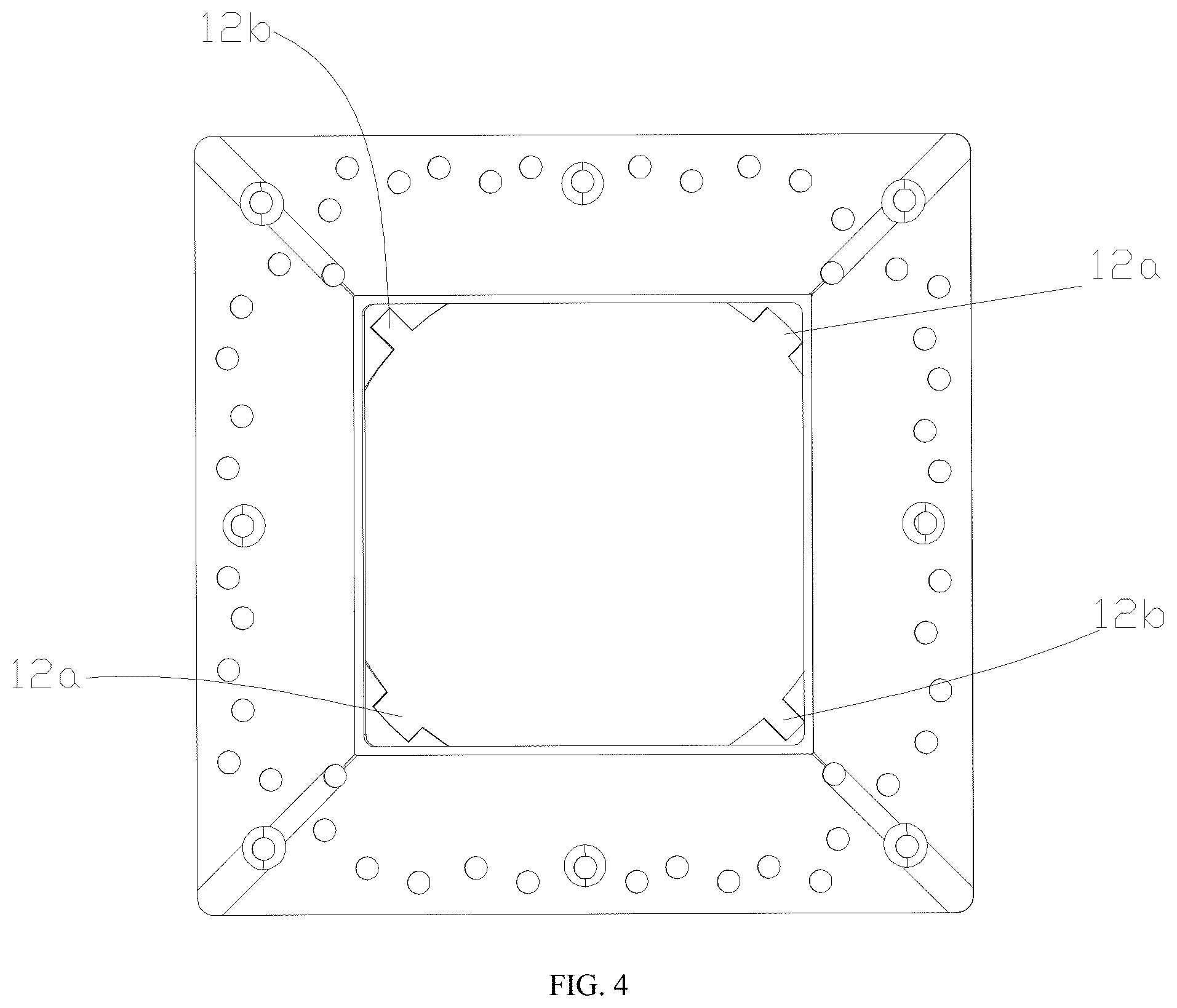 Patent US12590692 Figure 4 – Clamp slot structure for rotatable spotlight