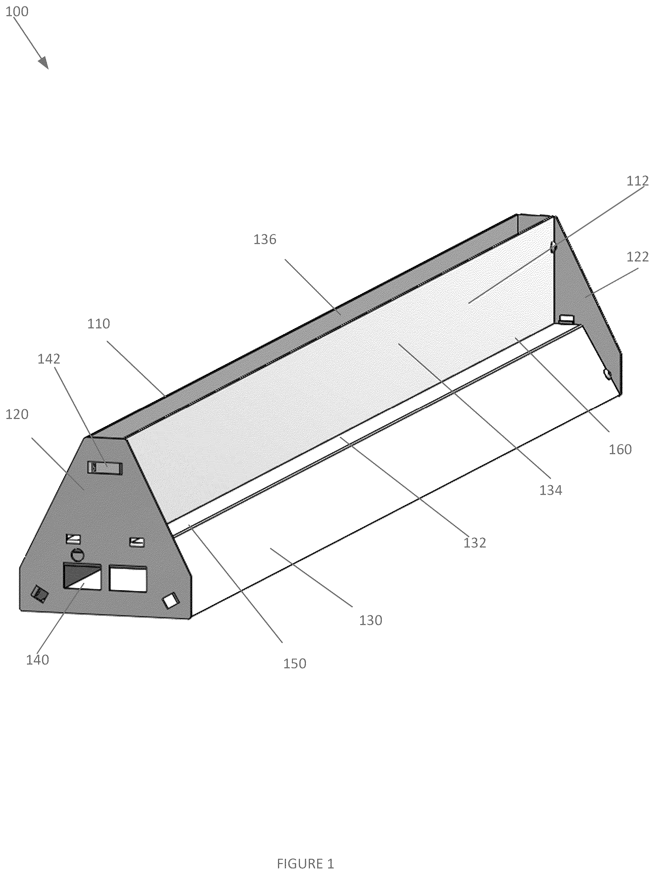 Patent US12590695 Figure 1 – Systems and methods for lighting fixtures