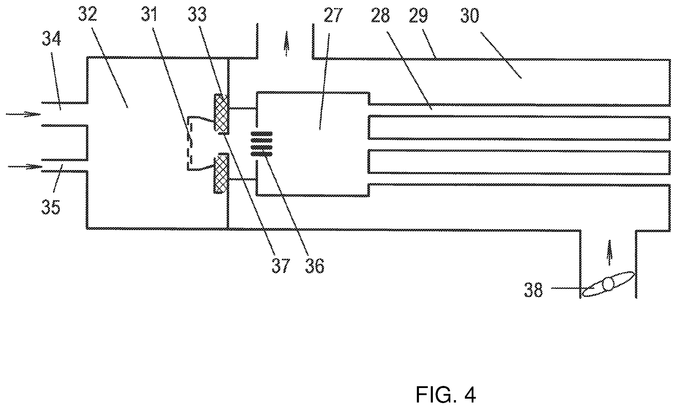 Patent US12590696 Figure 4 – Pulse combustion apparatus with vibration damping