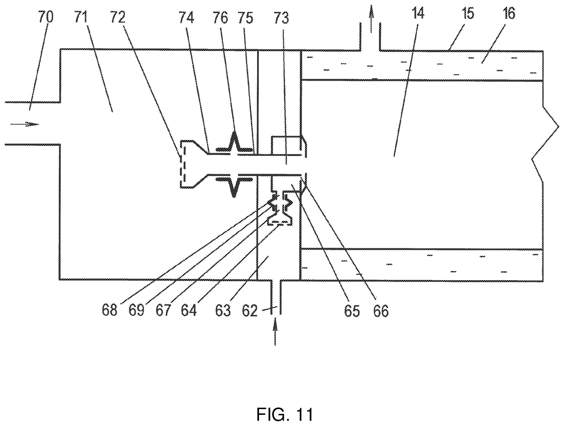 Patent US12590696 Figure 11 – Pulse combustion apparatus with vibration damping