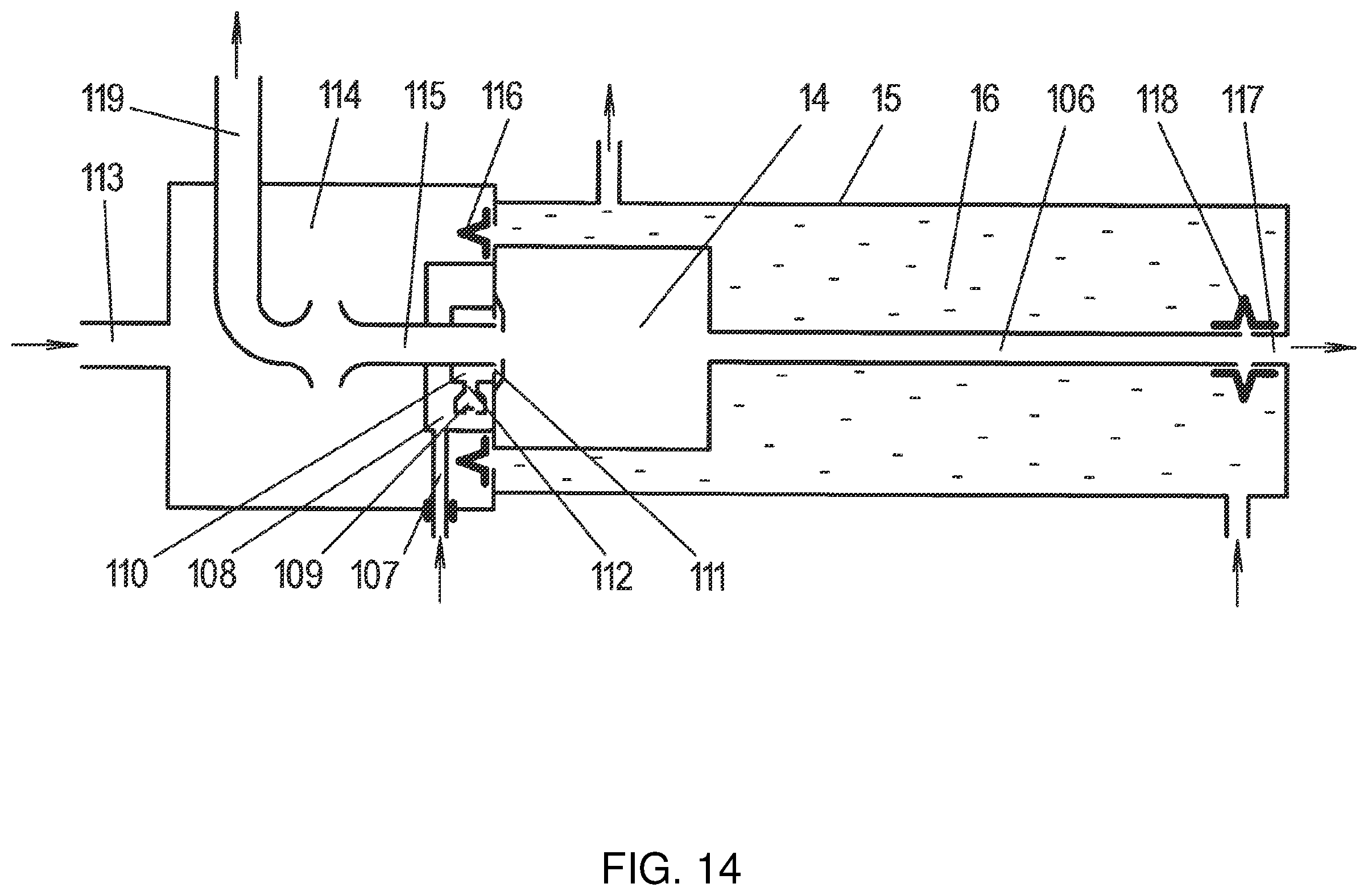 Patent US12590696 Figure 14 – Pulse combustion apparatus with vibration damping