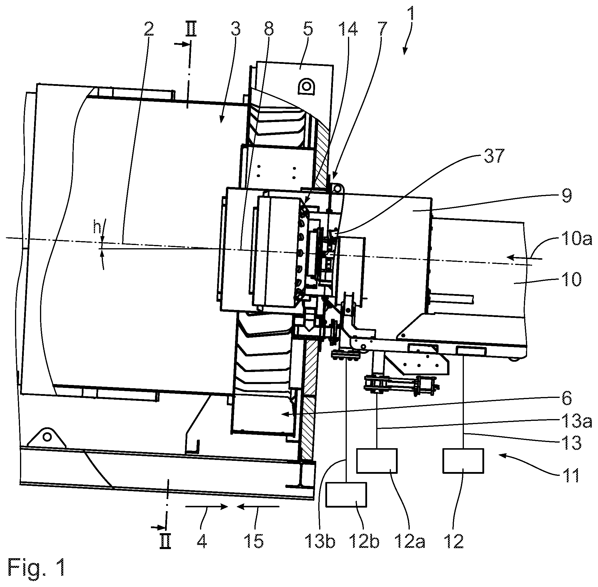 Patent US12590697 Figure 1 – Distribution ring for fuel in a burner, burner having such a distribution ring and drying drum having such a burner