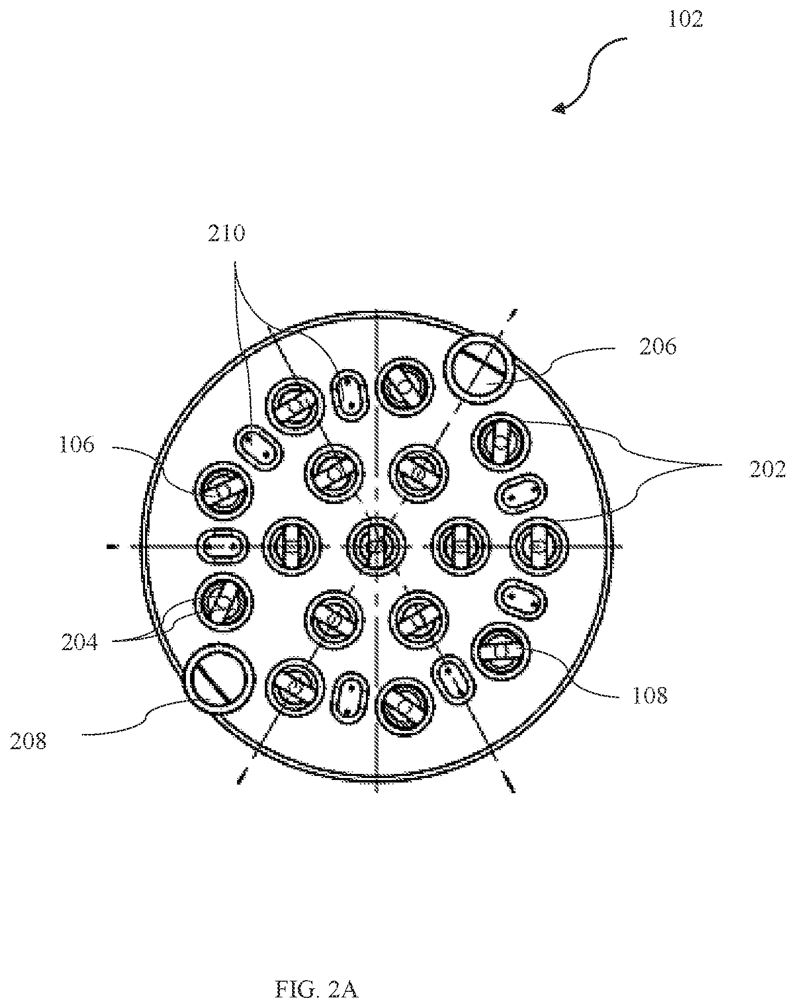 Patent US12590698 Figure 4 – Multi-tube burner system for efficient mixing of fuel and air for combustion