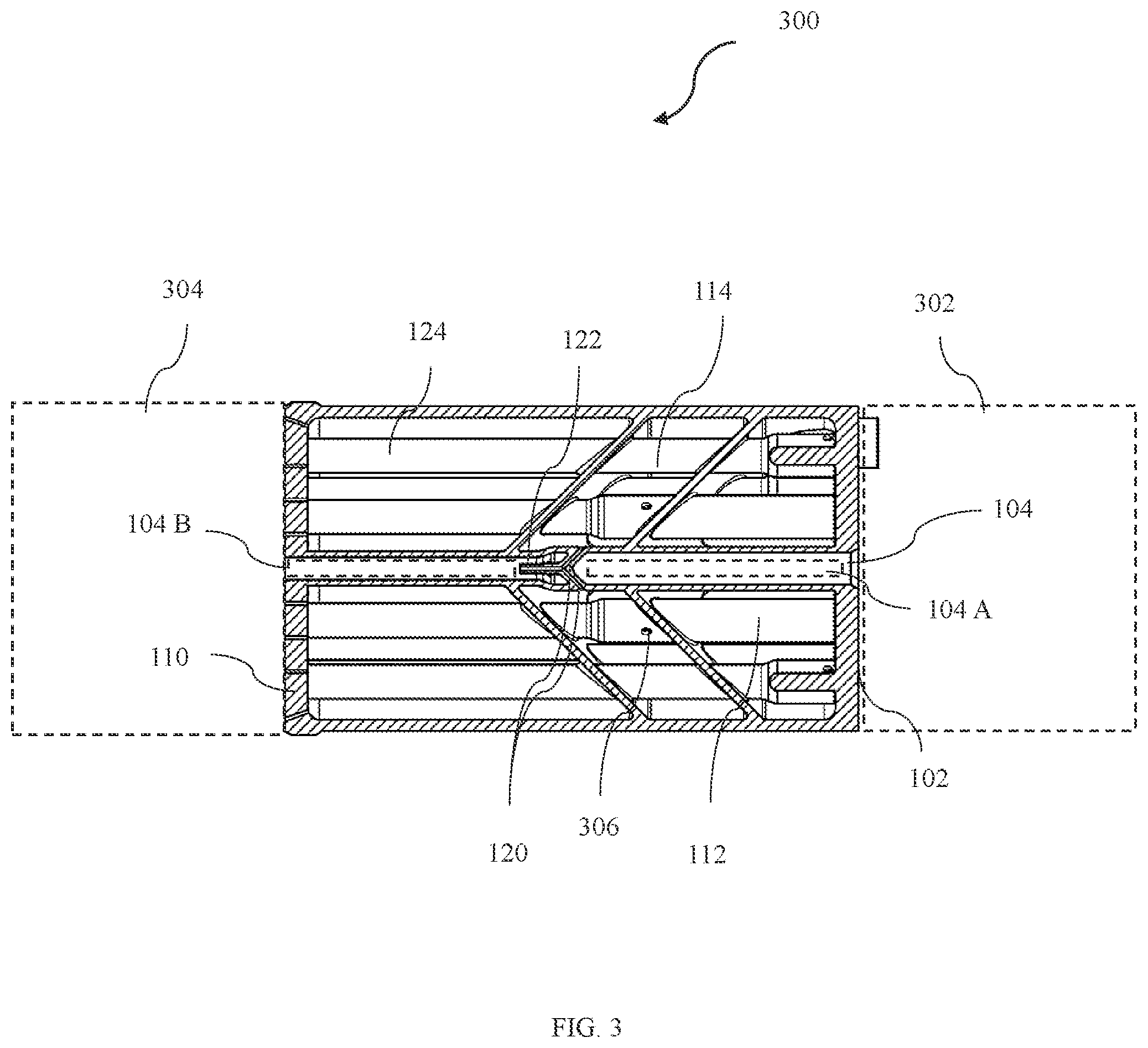 Patent US12590698 Figure 6 – Multi-tube burner system for efficient mixing of fuel and air for combustion