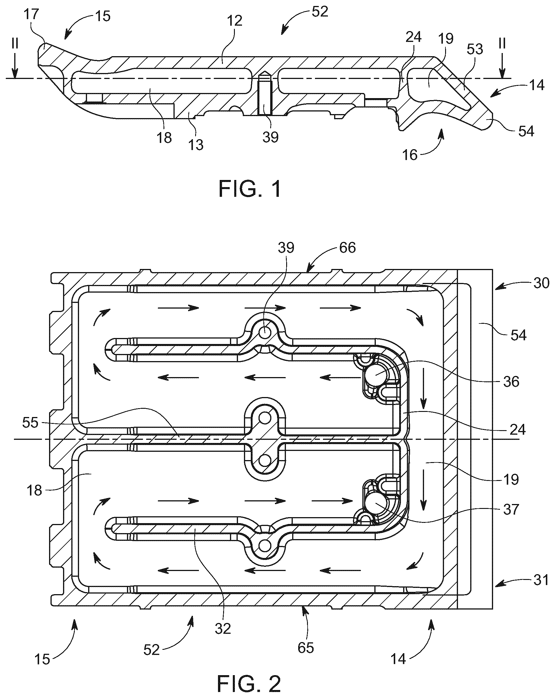 Patent US12590700 Figure 1 – Plate-formed grate element for a movable grate of a furnace