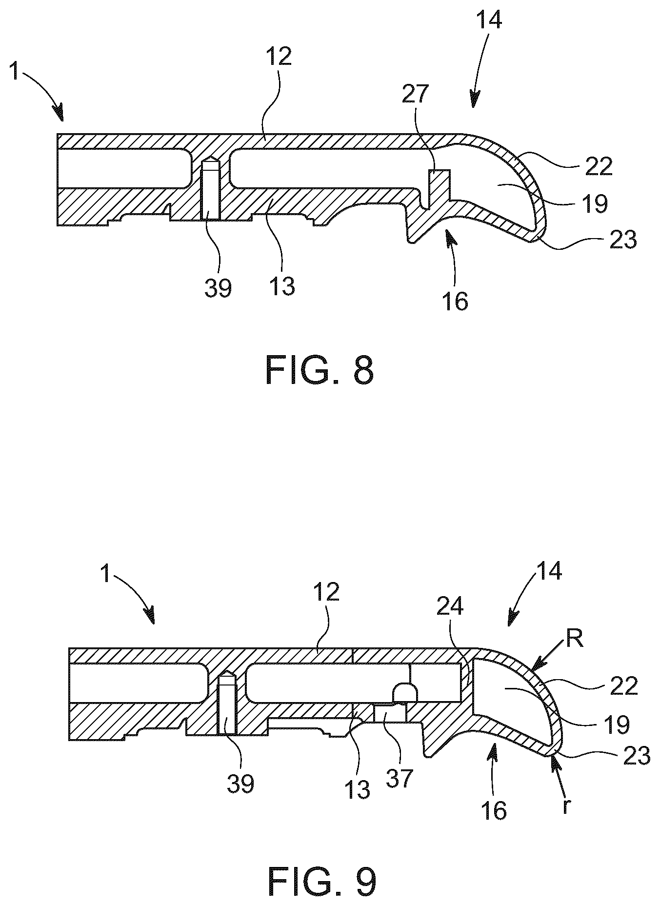 Patent US12590700 Figure 4 – Plate-formed grate element for a movable grate of a furnace