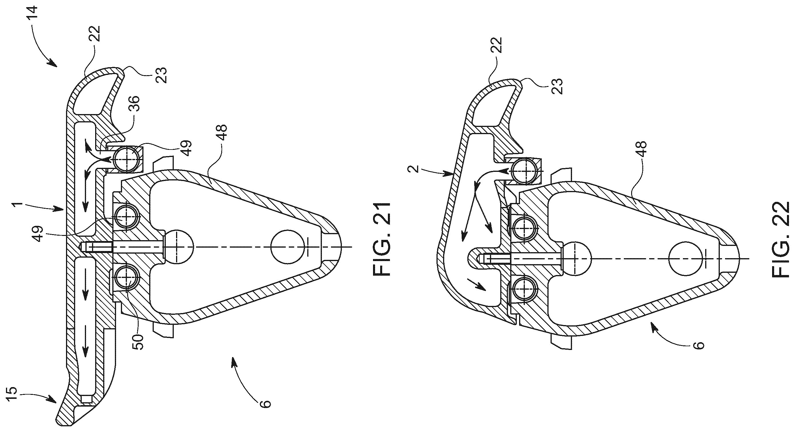 Patent US12590700 Figure 13 – Plate-formed grate element for a movable grate of a furnace