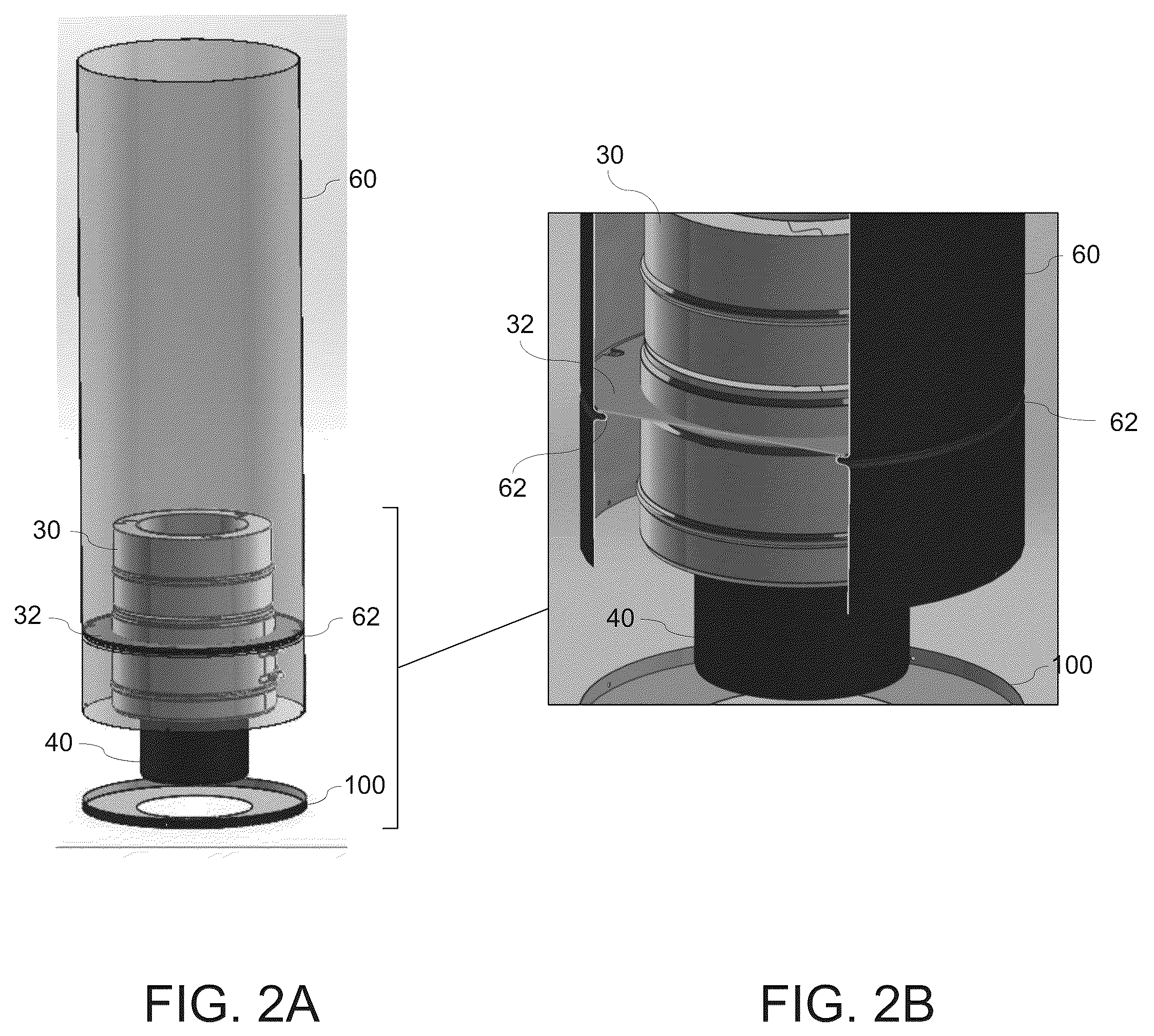 Patent US12590701 Figure 2 – Pass-through device for a chimney