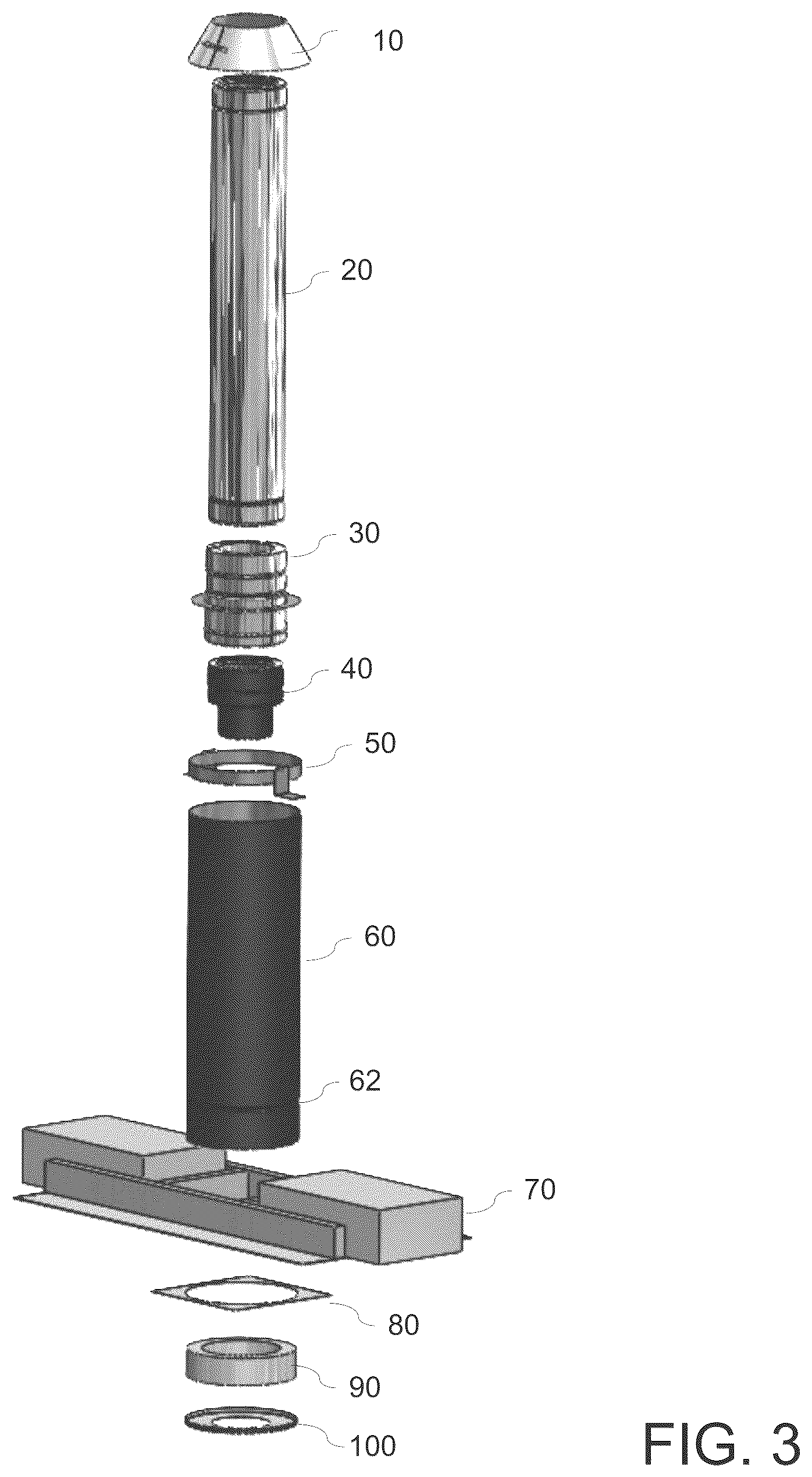Patent US12590701 Figure 3 – Pass-through device for a chimney