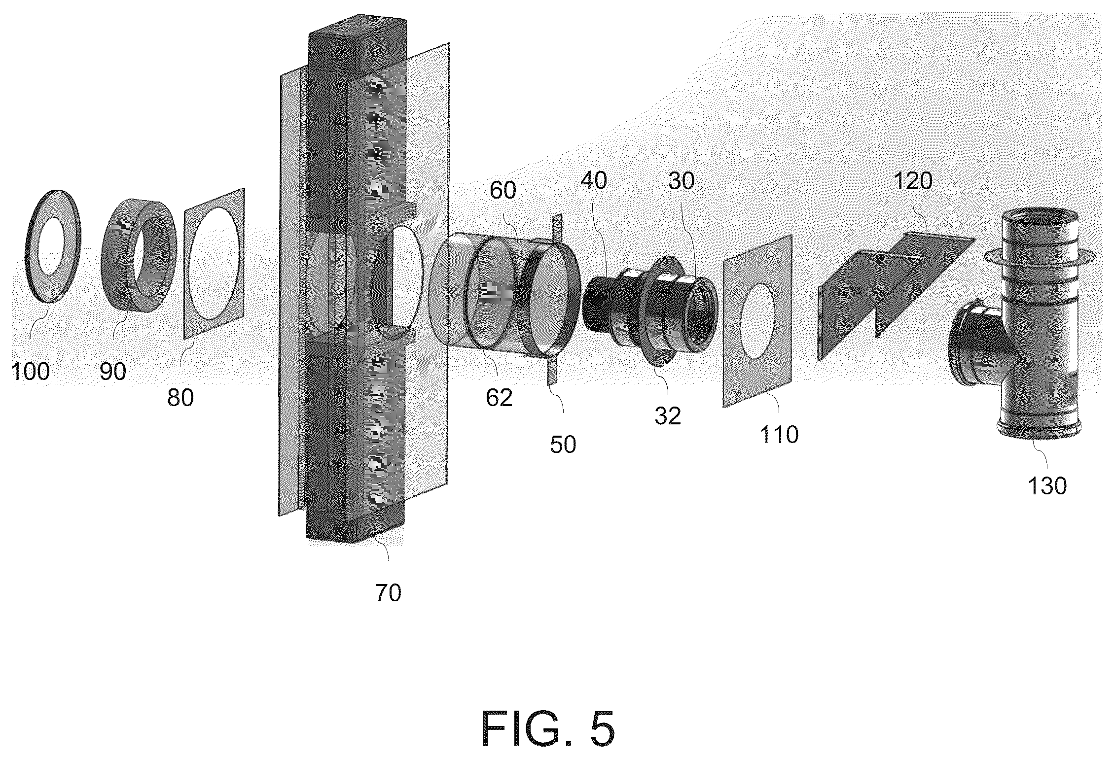 Patent US12590701 Figure 5 – Pass-through device for a chimney
