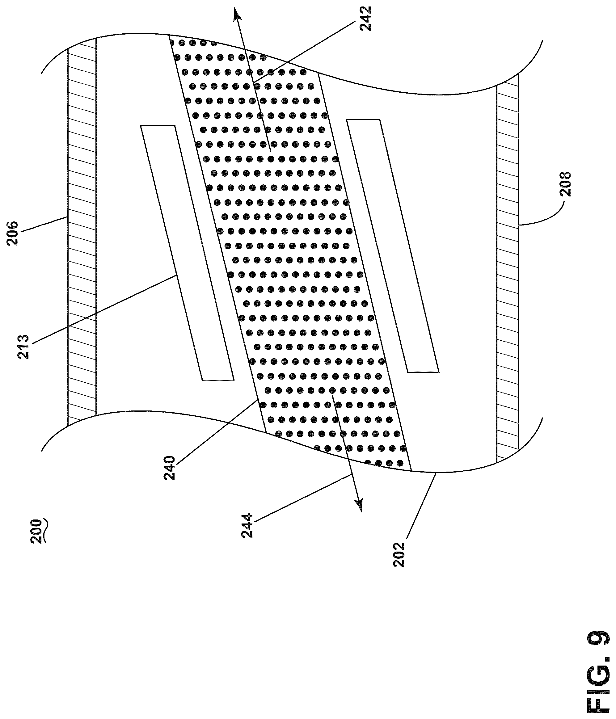 Patent US12590702 Figure 9 – Gas turbine engine combustor with a set of dilution passages