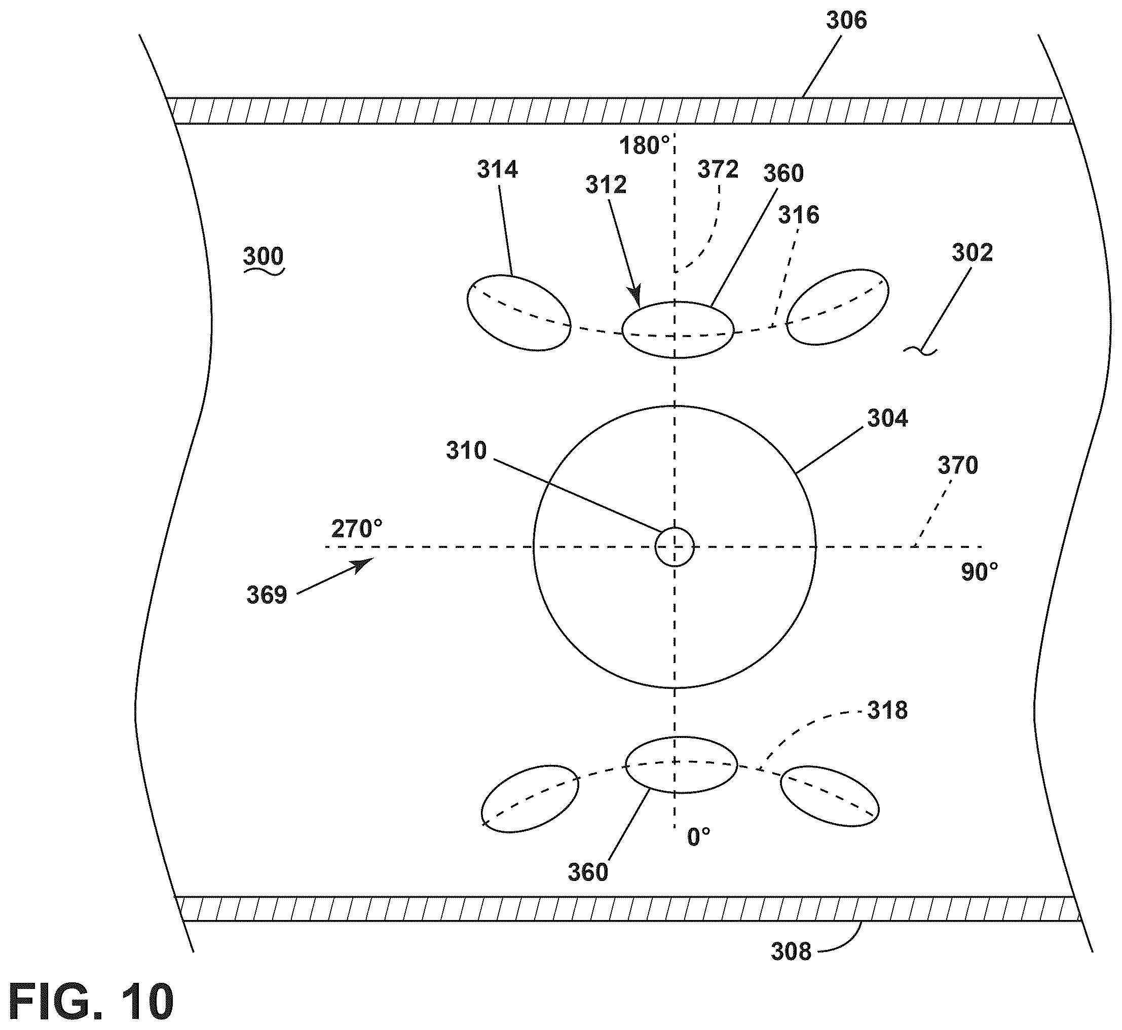 Patent US12590702 Figure 10 – Gas turbine engine combustor with a set of dilution passages