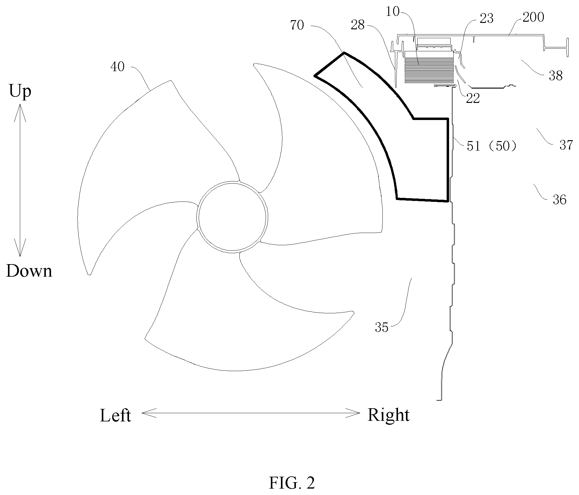 Patent US12590717 Figure 2 – Electric control box of air conditioner and air conditioner
