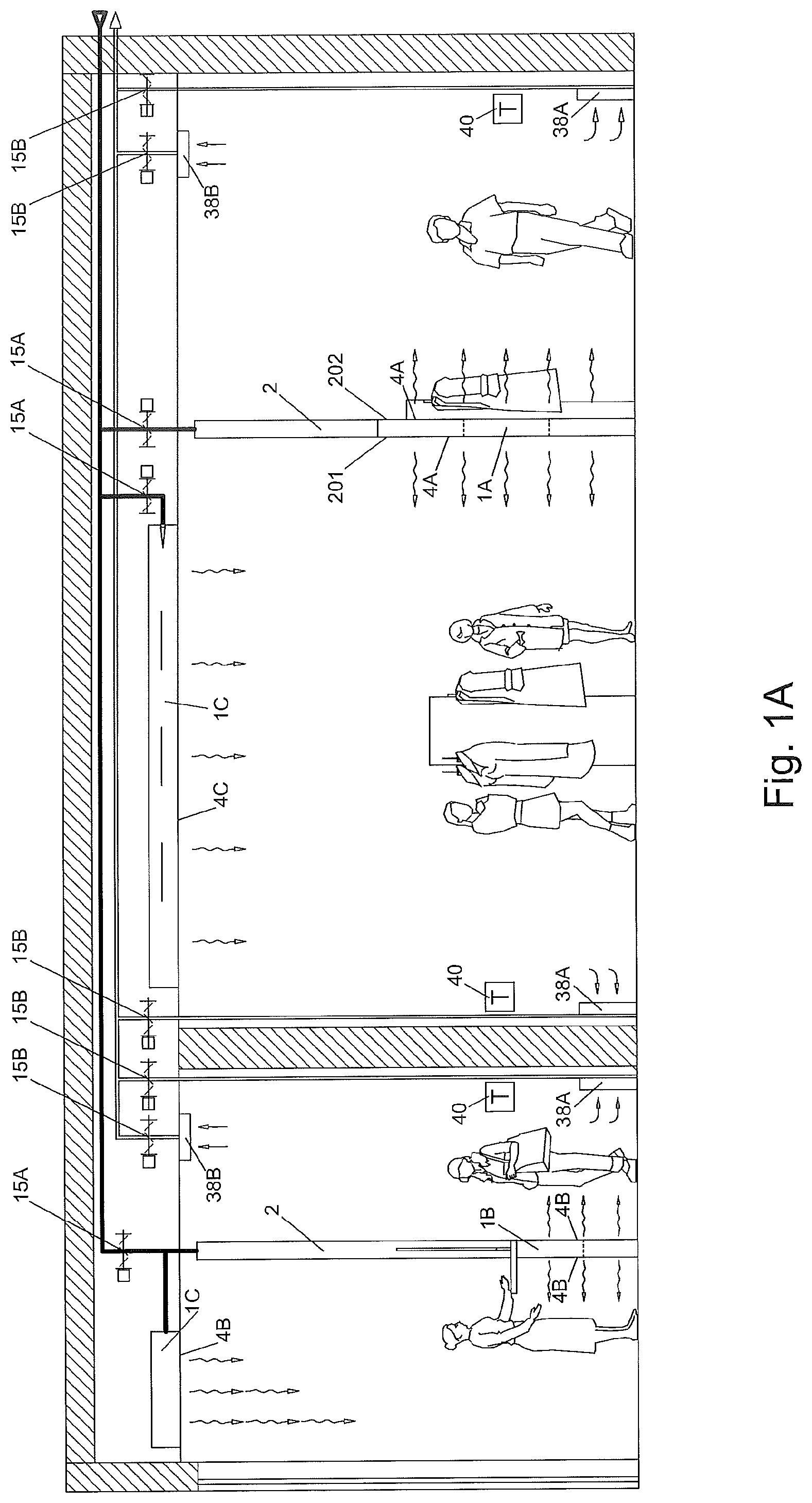 Patent US12590718 Figure 1 – Air conditioning systems for rooms