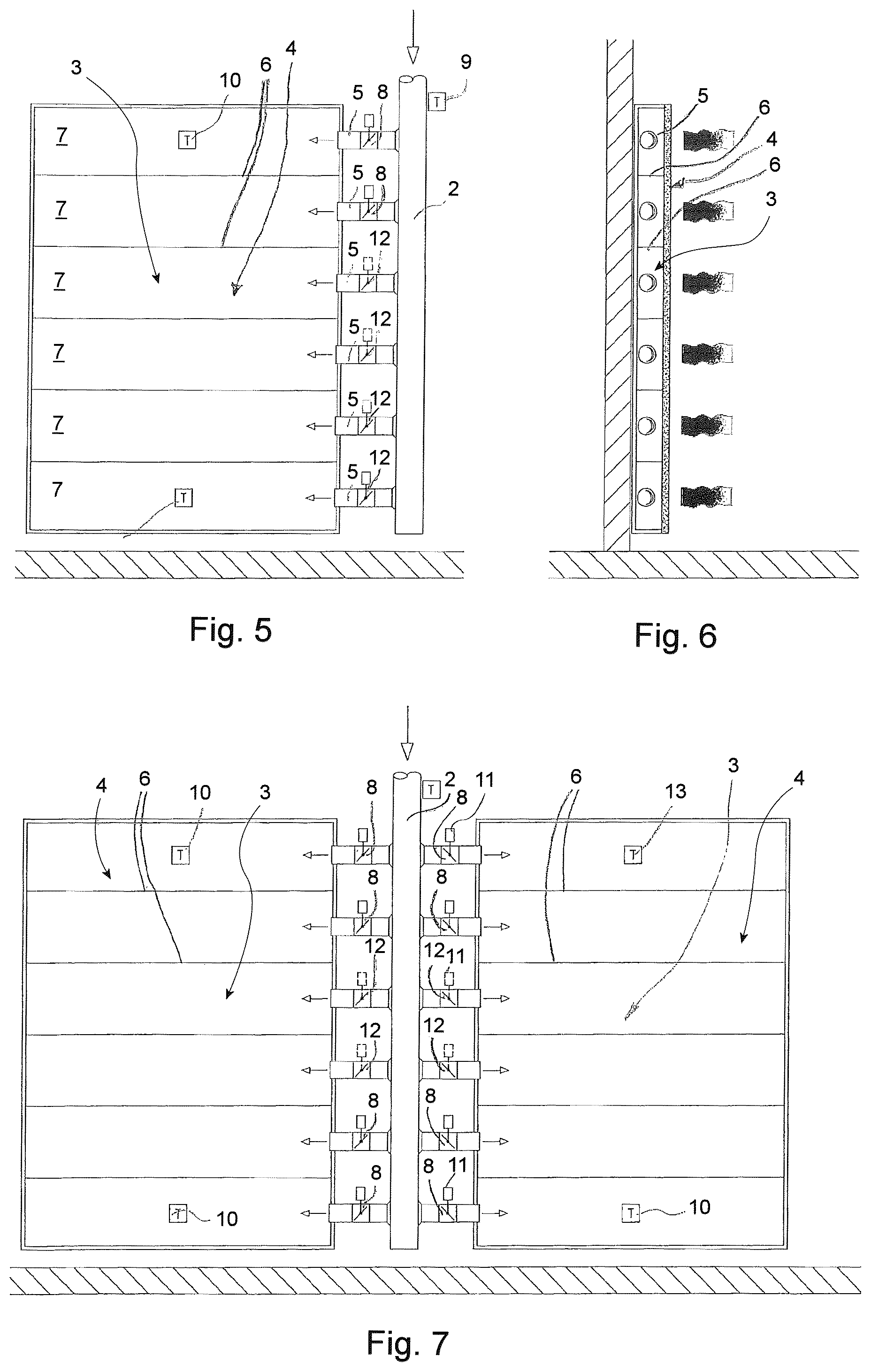 Patent US12590718 Figure 4 – Air conditioning systems for rooms