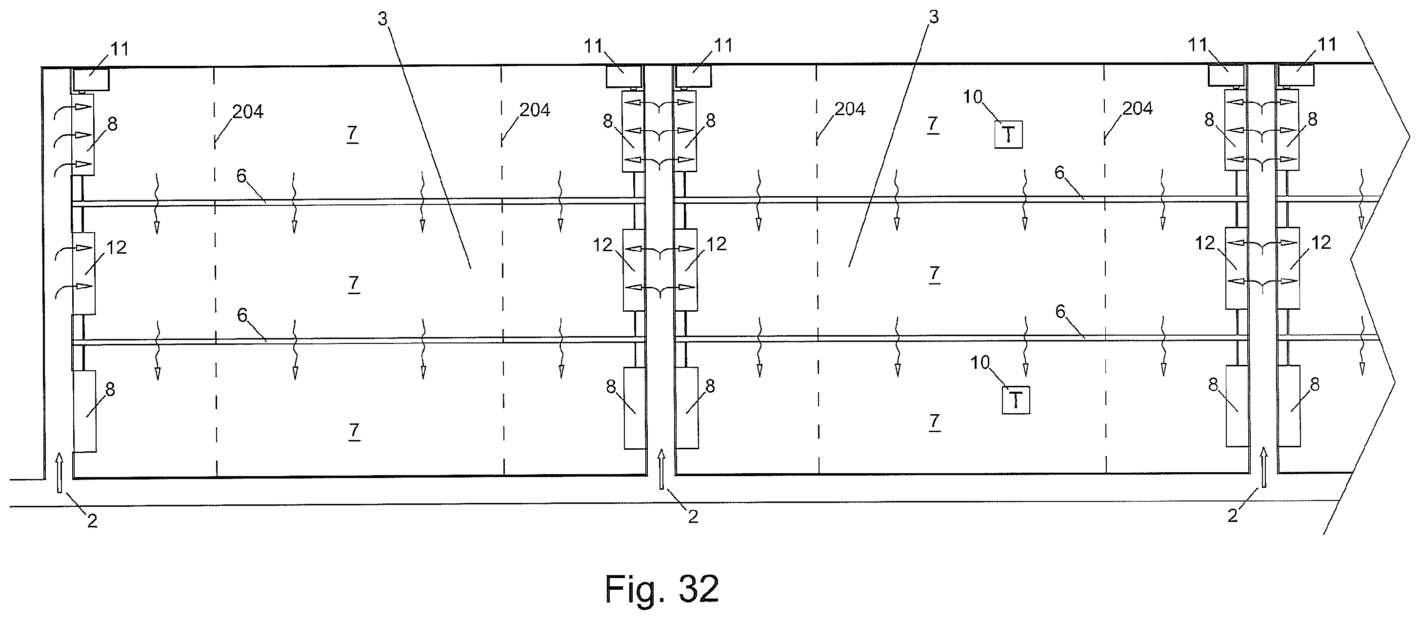 Patent US12590718 Figure 11 – Air conditioning systems for rooms