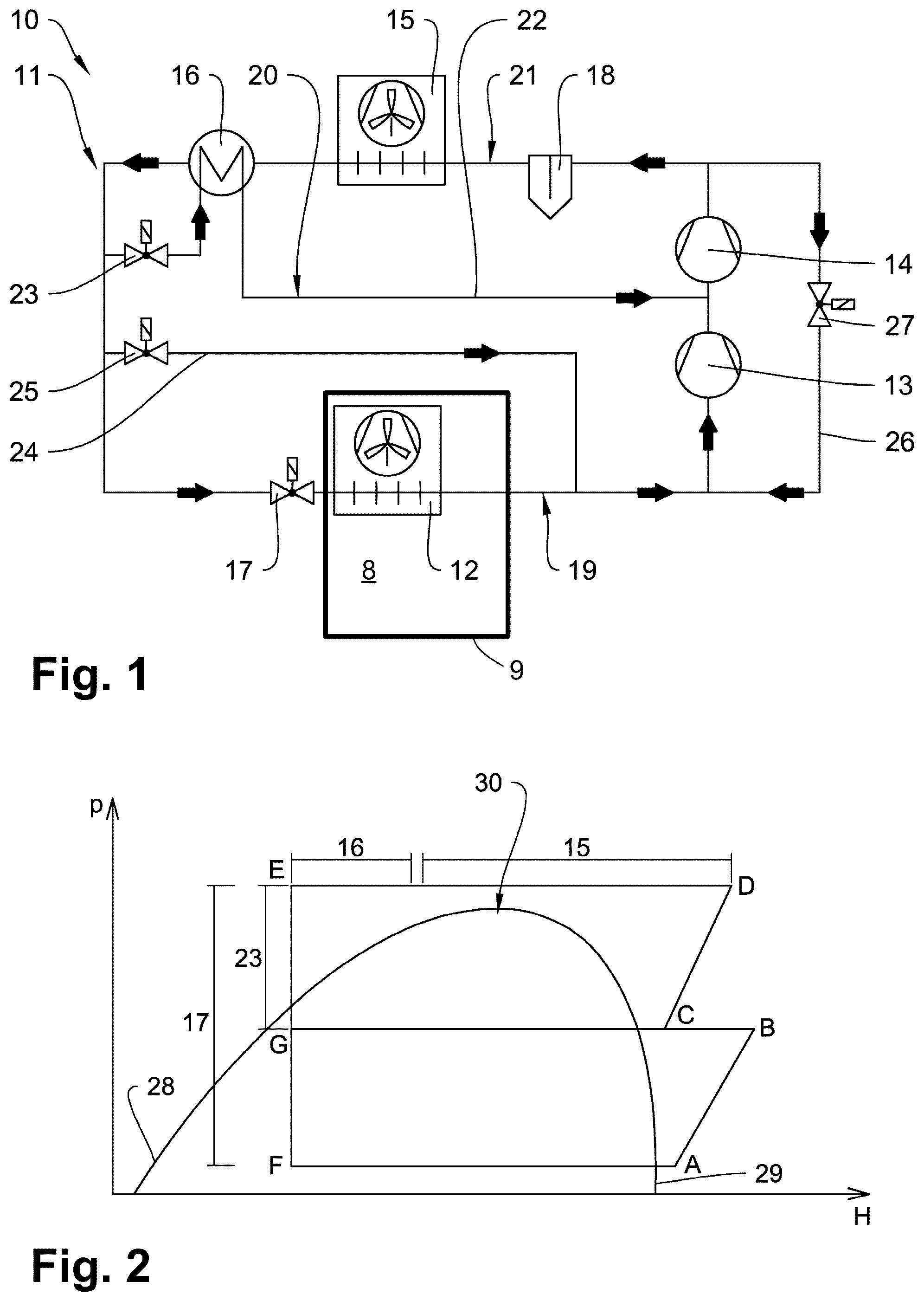 Patent US12590719 Figure 1 – Test chamber and method for its control having cooling circuit accommodating small volume test chamber