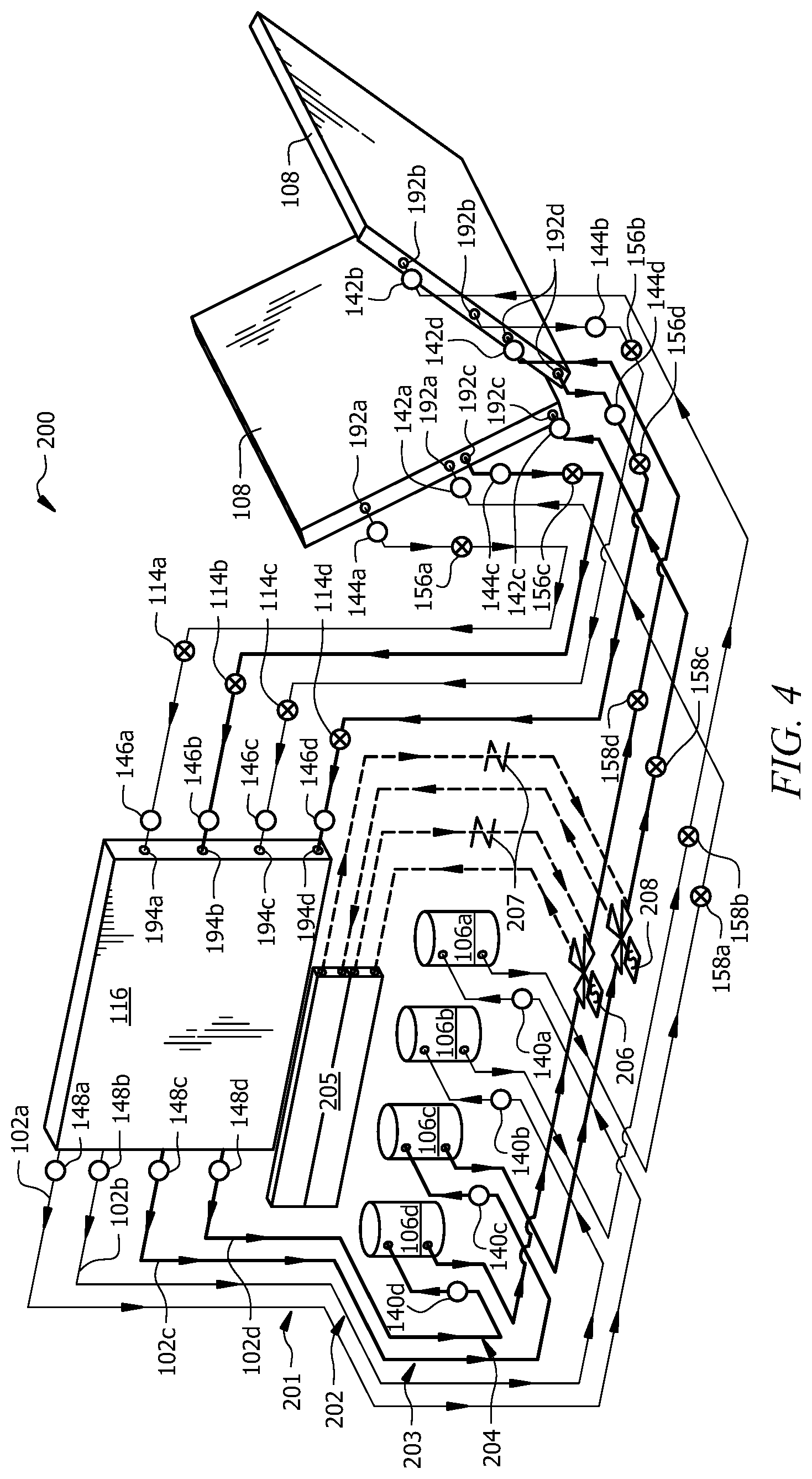 Patent US12590722 Figure 4 – System and method for detecting a refrigerant leak in an HVAC system operating in an idle mode