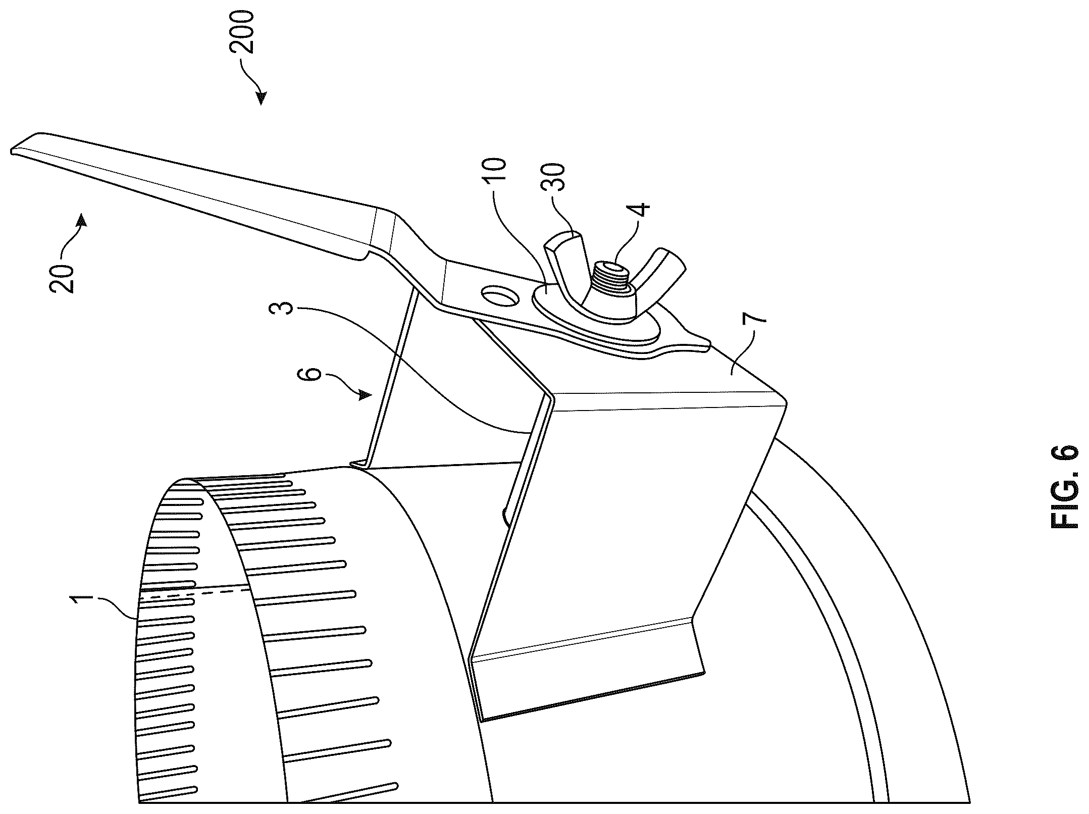 Patent US12590727 Figure 5 – Standoff for ductwork damper assembly, ductwork damper assembly incorporating same and method of assembling ductwork damper assembly