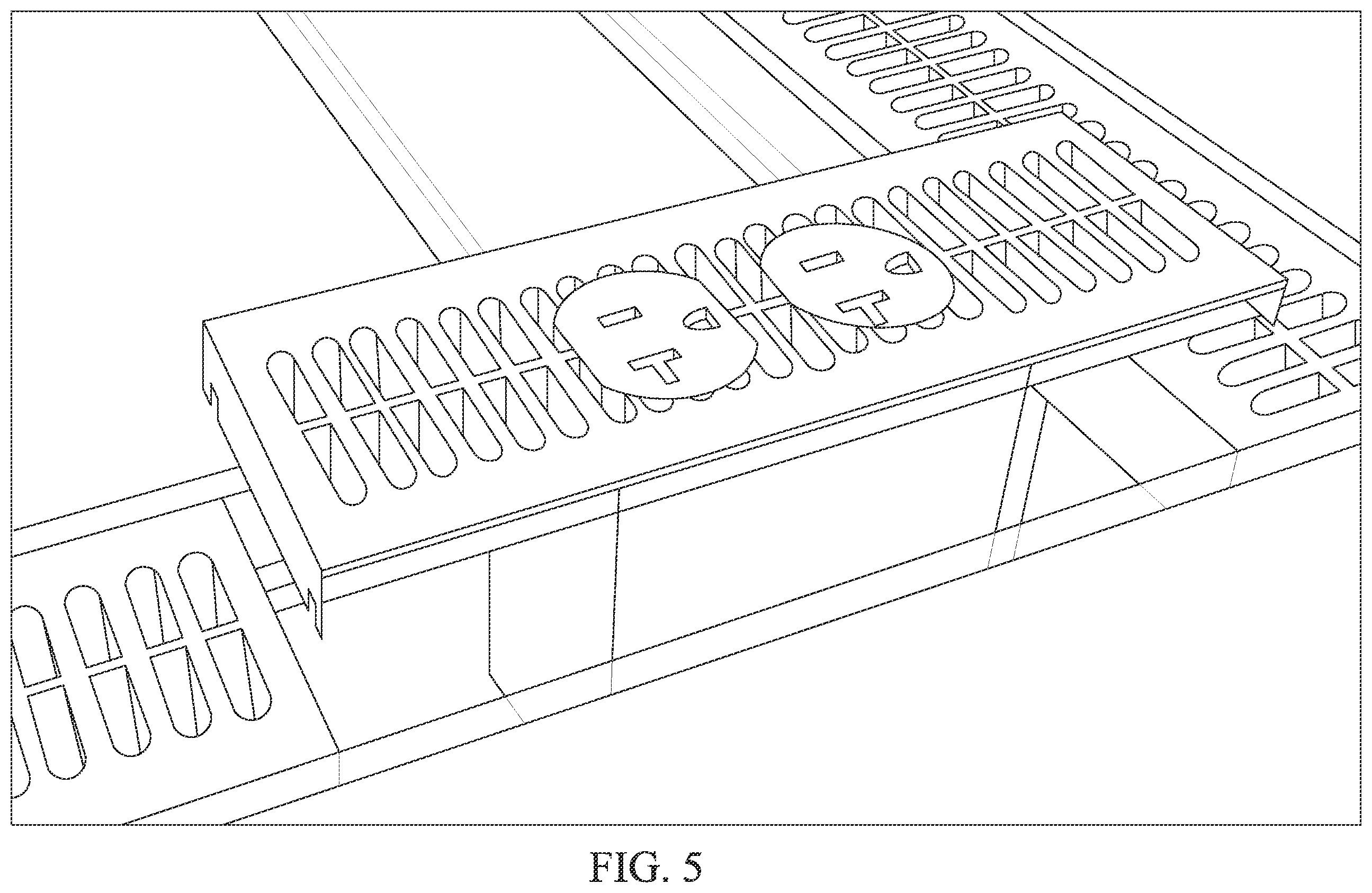 Patent US12590728 Figure 5 – Modular floor cassette