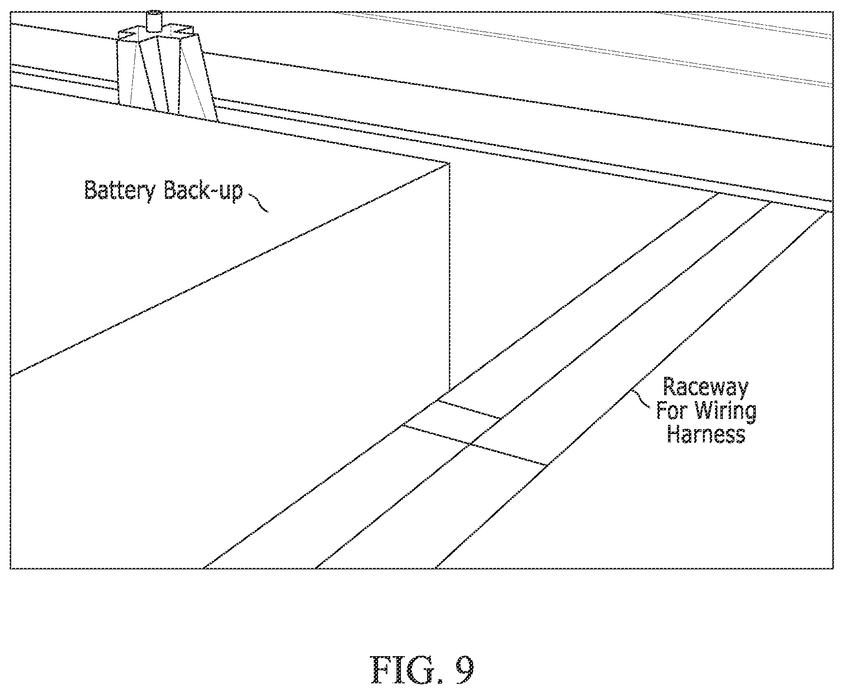 Patent US12590728 Figure 9 – Modular floor cassette