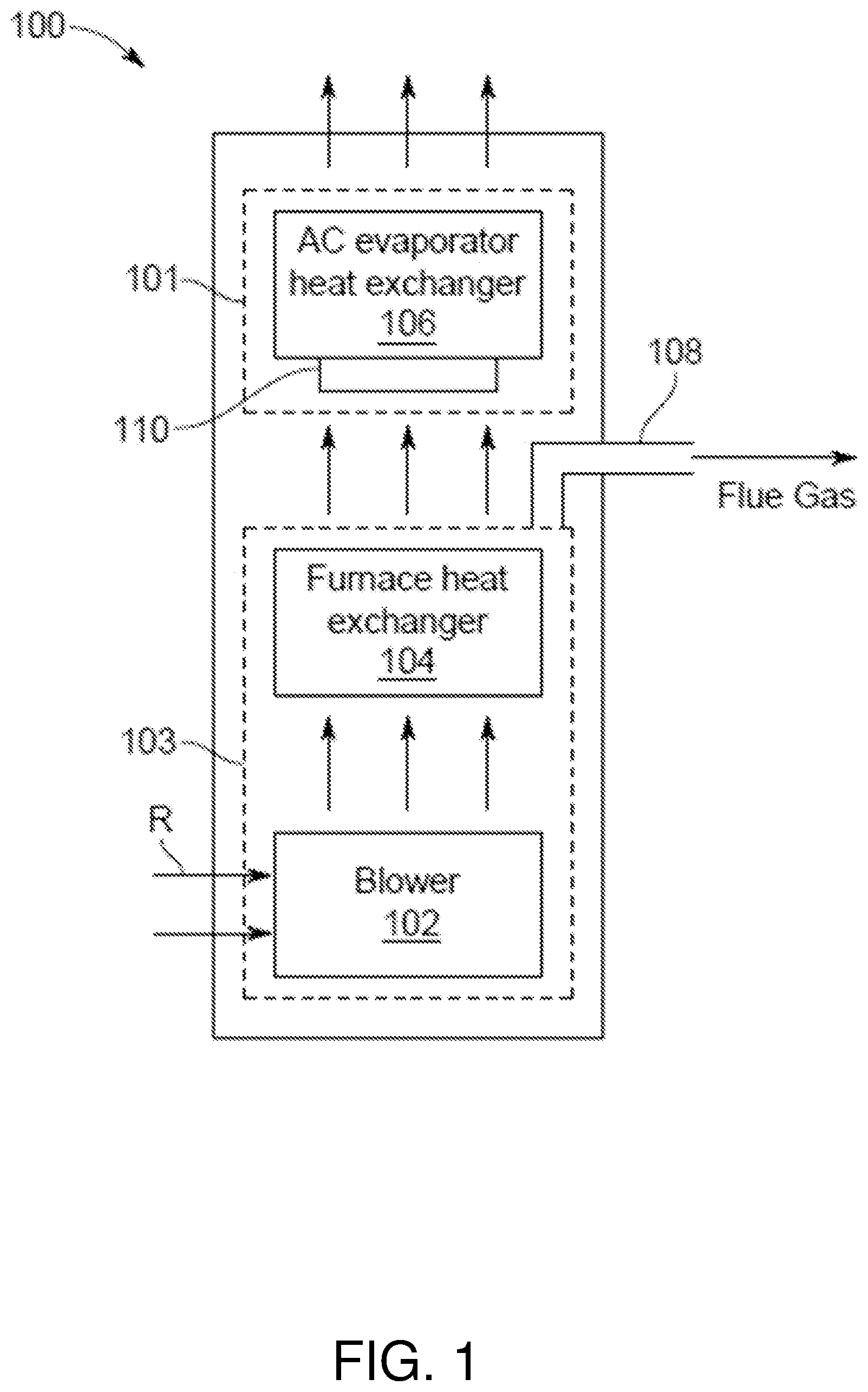 Patent US12590729 Figure 1 – Drain assembly for heat exchanger system