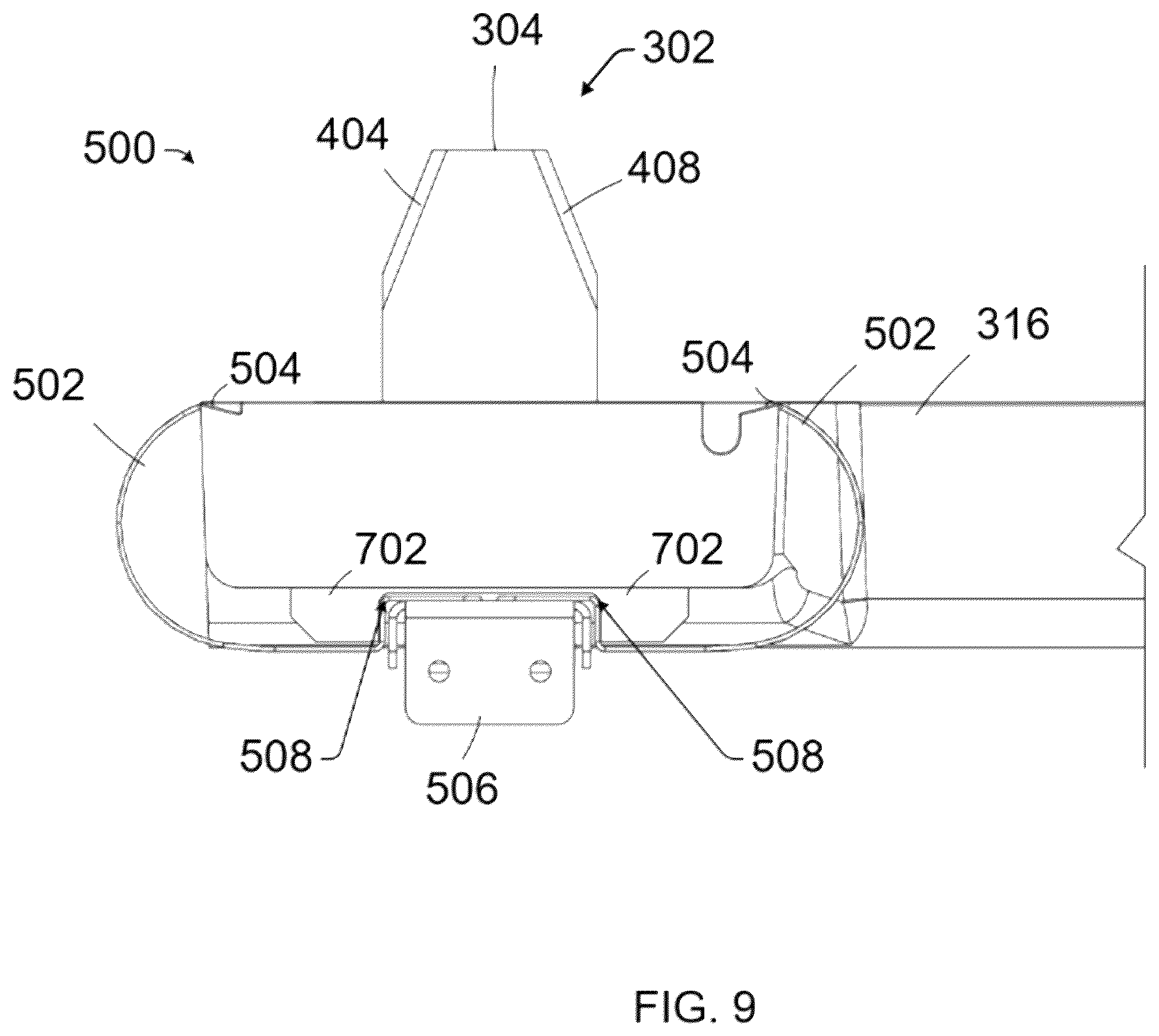 Patent US12590729 Figure 9 – Drain assembly for heat exchanger system