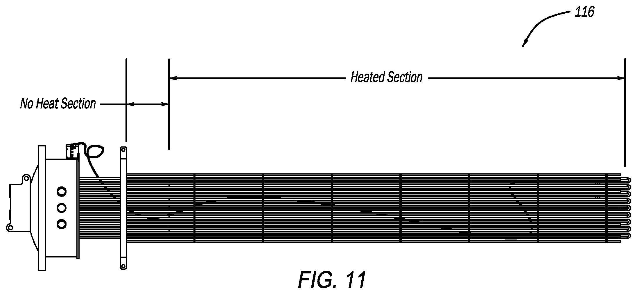 Patent US12590730 Figure 11 – Electric heater system