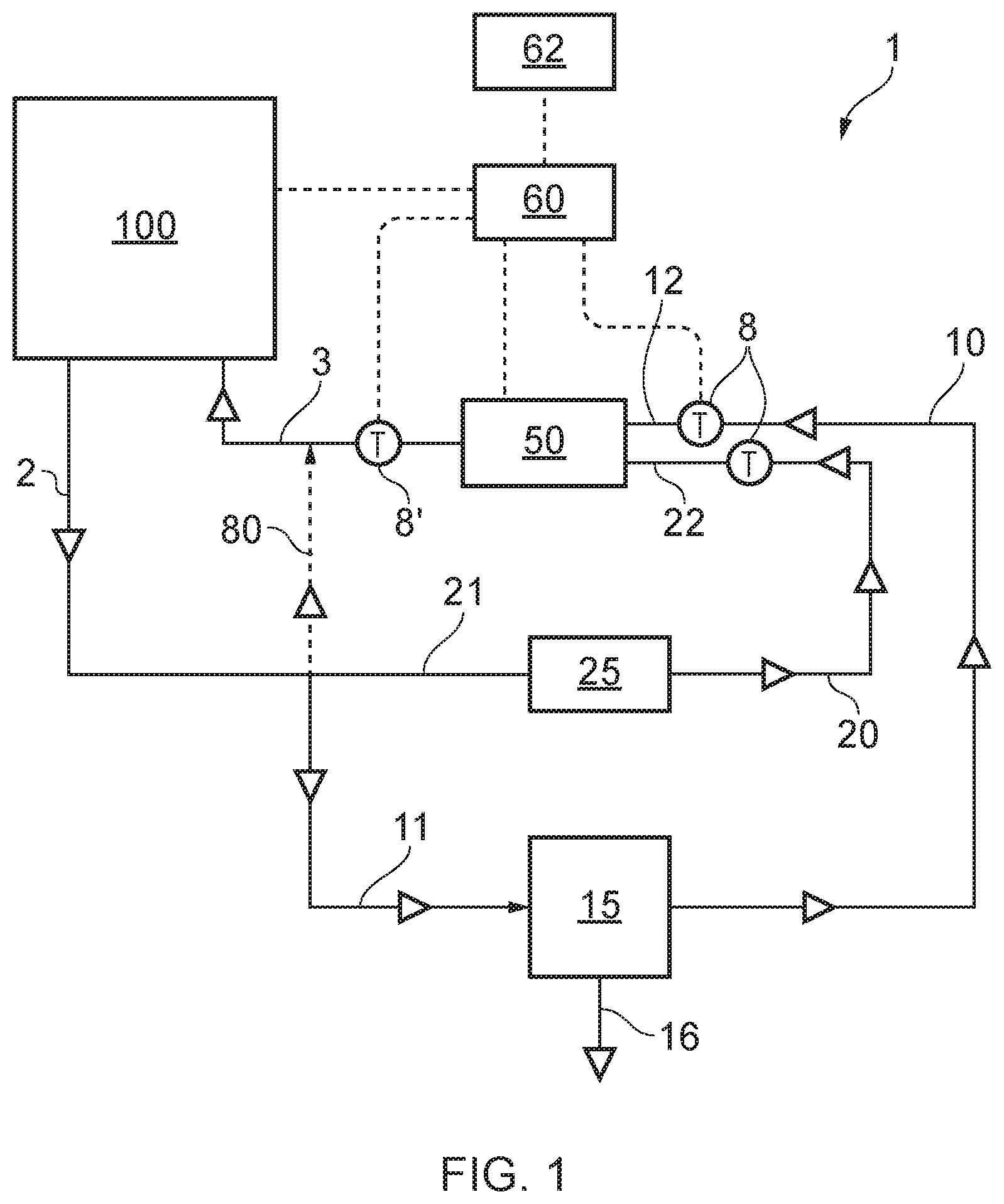 Patent US12590731 Figure 1 – Hydraulic unit