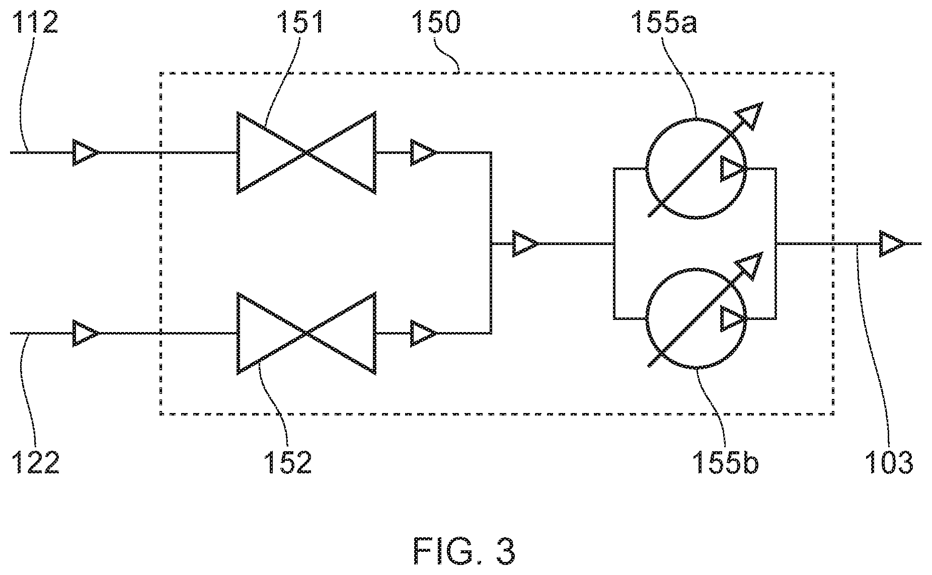 Patent US12590731 Figure 3 – Hydraulic unit