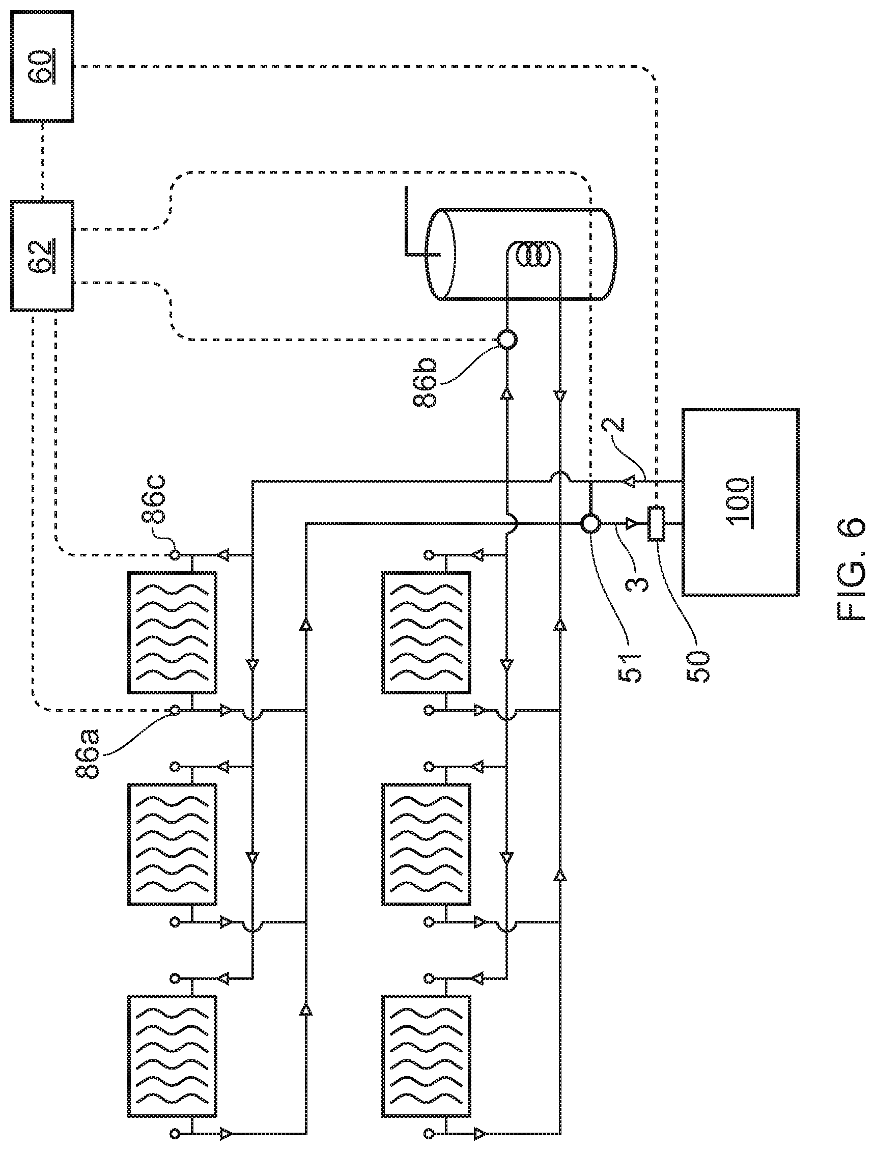 Patent US12590731 Figure 6 – Hydraulic unit
