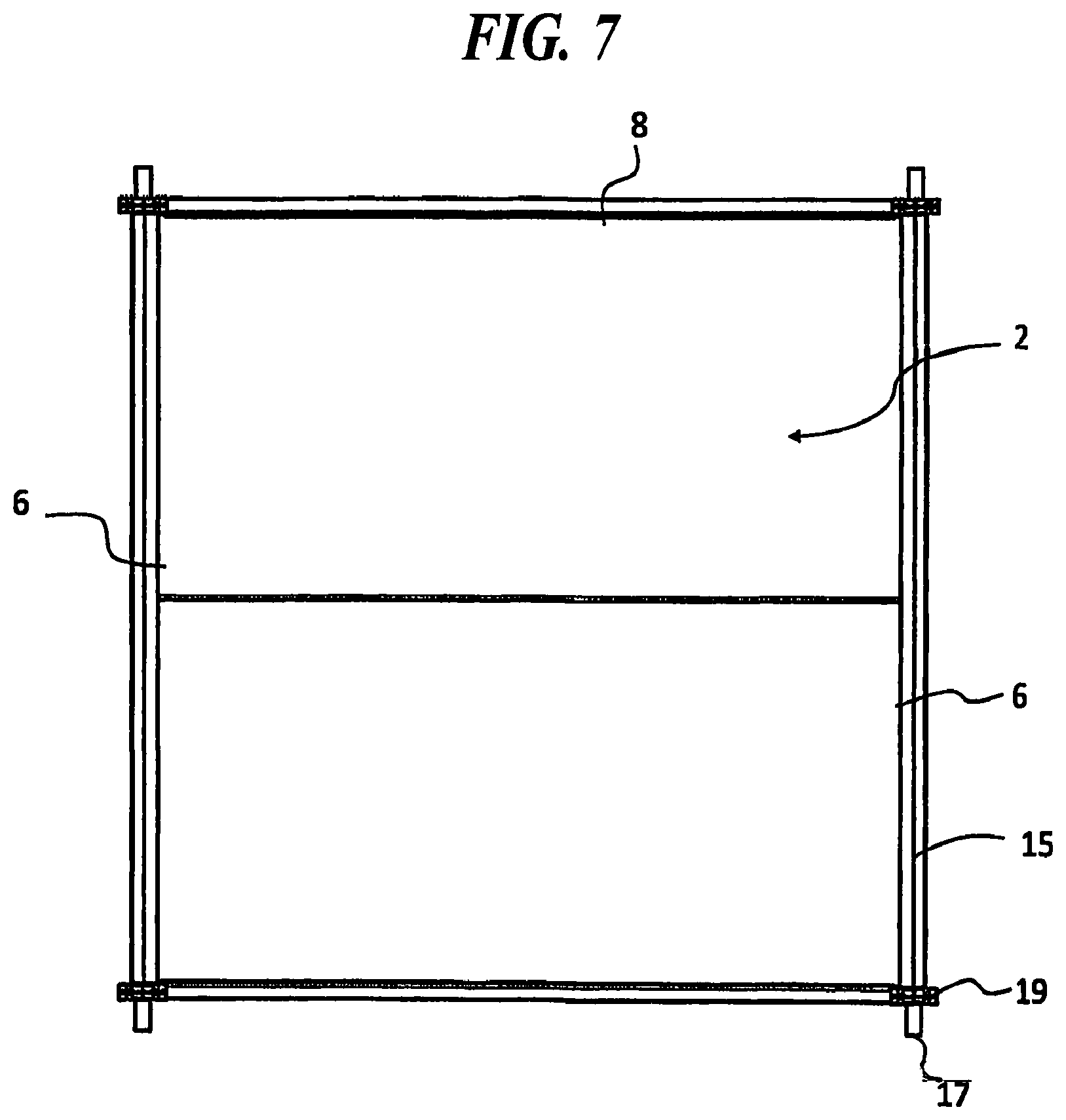 Patent US12590733 Figure 7 – Polycarbonate parabolic trough solar concentrator
