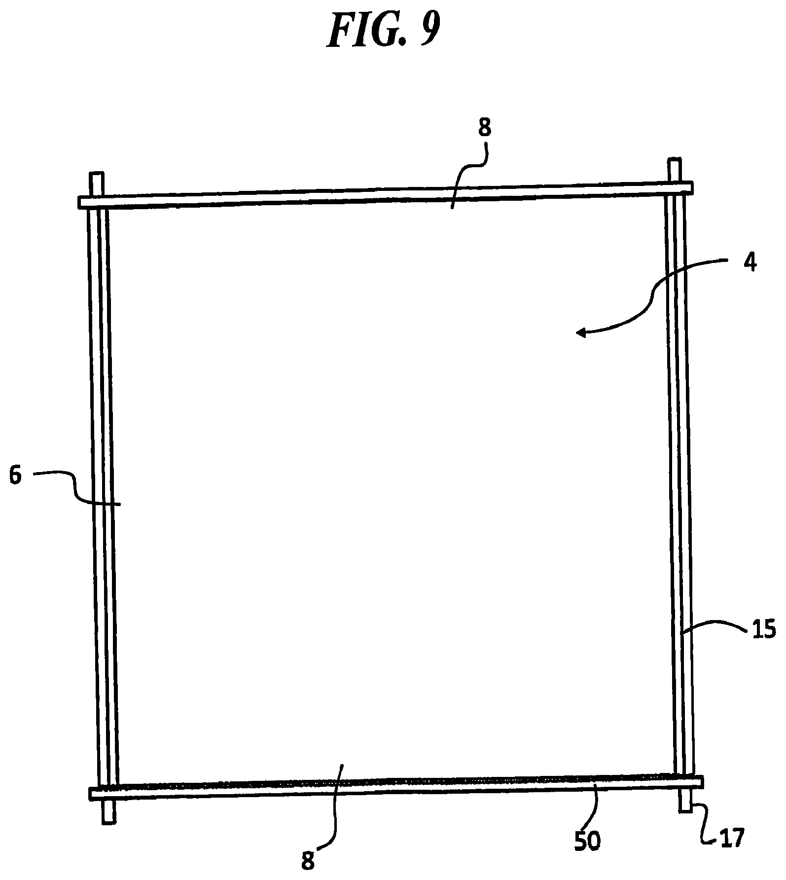 Patent US12590733 Figure 9 – Polycarbonate parabolic trough solar concentrator