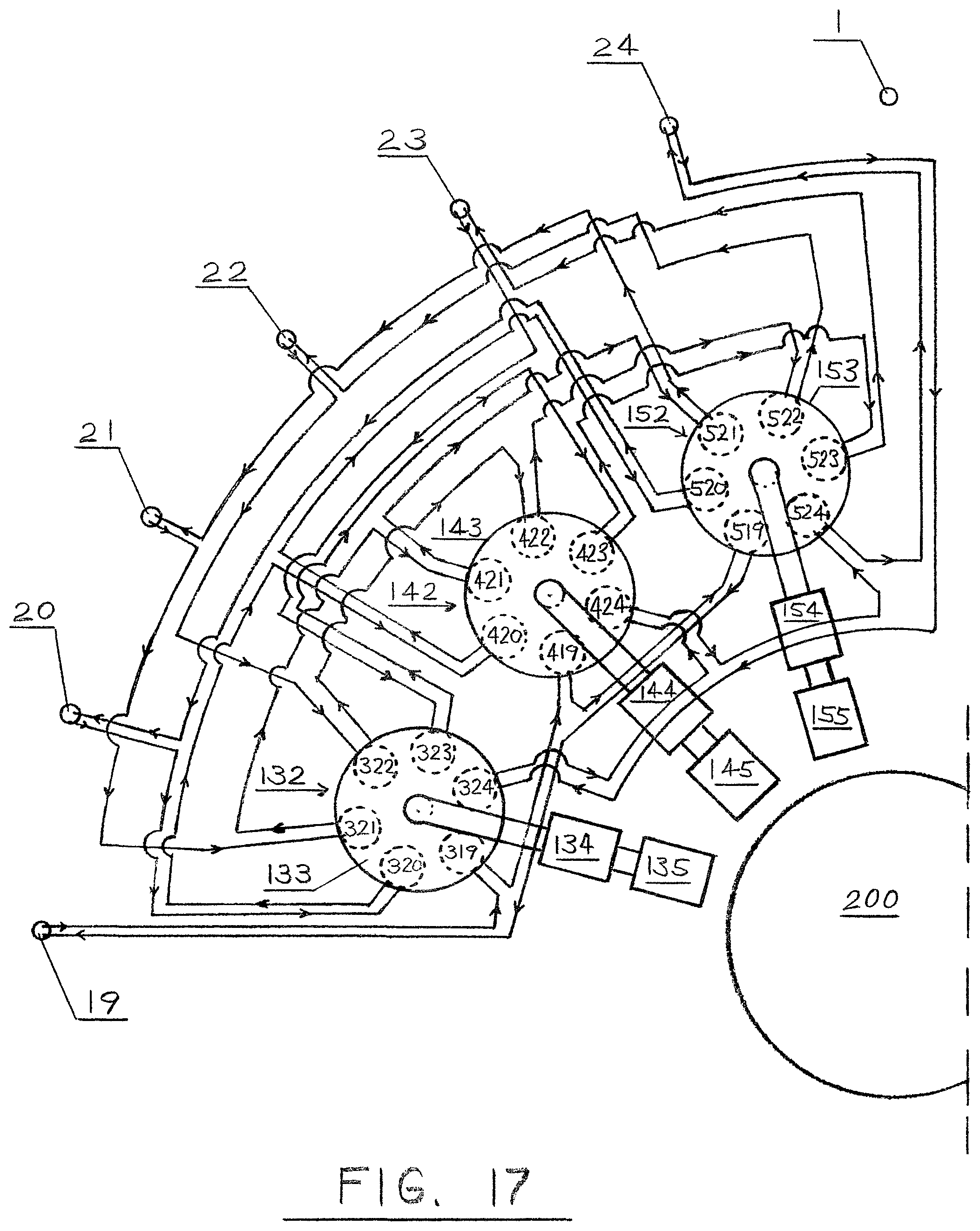 Patent US12590736 Figure 12 – System for restoration of a salty body of water that harnesses hydro, solar, and geothermal energy, to be used in remote locations and different applications including the production of distilled water from a salty body of water