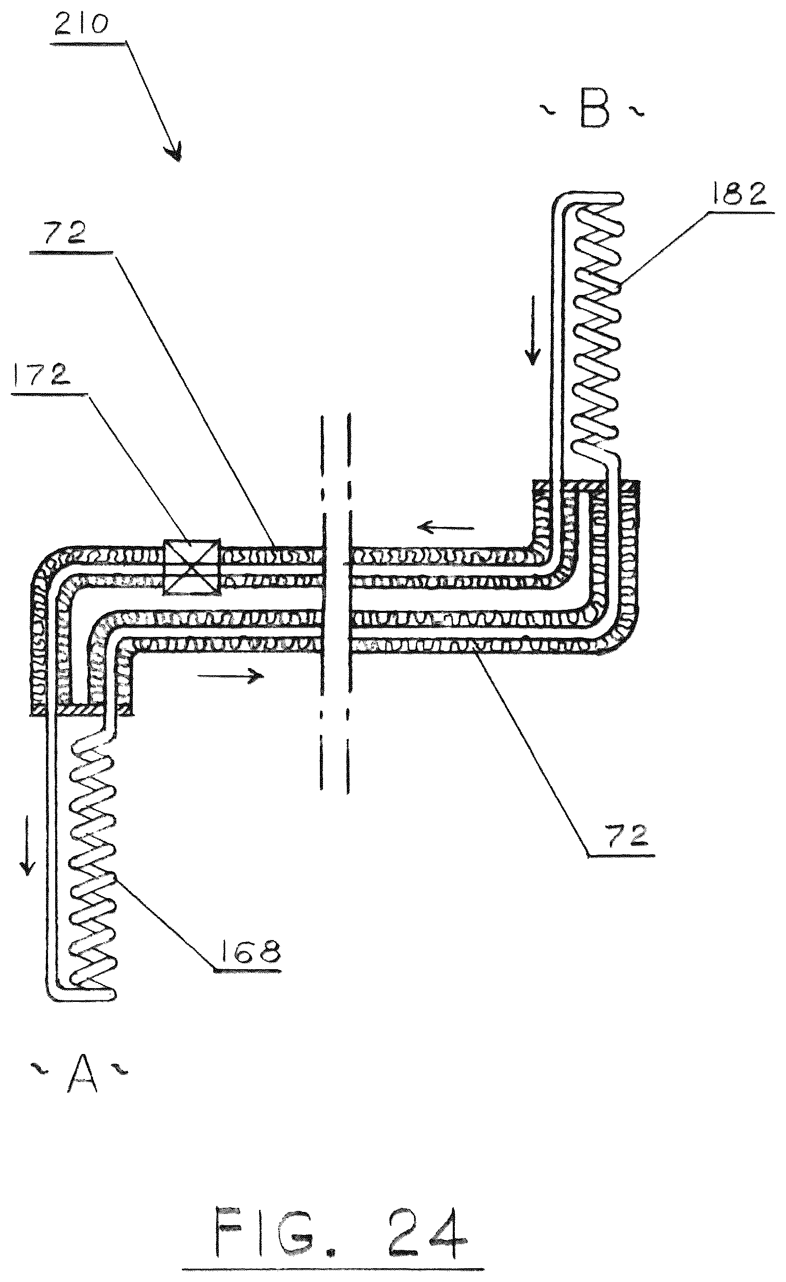 Patent US12590736 Figure 18 – System for restoration of a salty body of water that harnesses hydro, solar, and geothermal energy, to be used in remote locations and different applications including the production of distilled water from a salty body of water