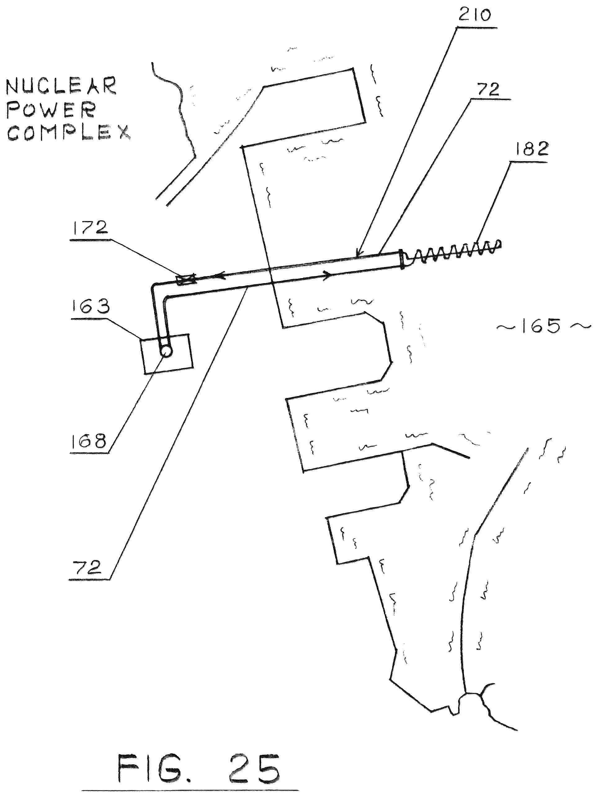 Patent US12590736 Figure 19 – System for restoration of a salty body of water that harnesses hydro, solar, and geothermal energy, to be used in remote locations and different applications including the production of distilled water from a salty body of water