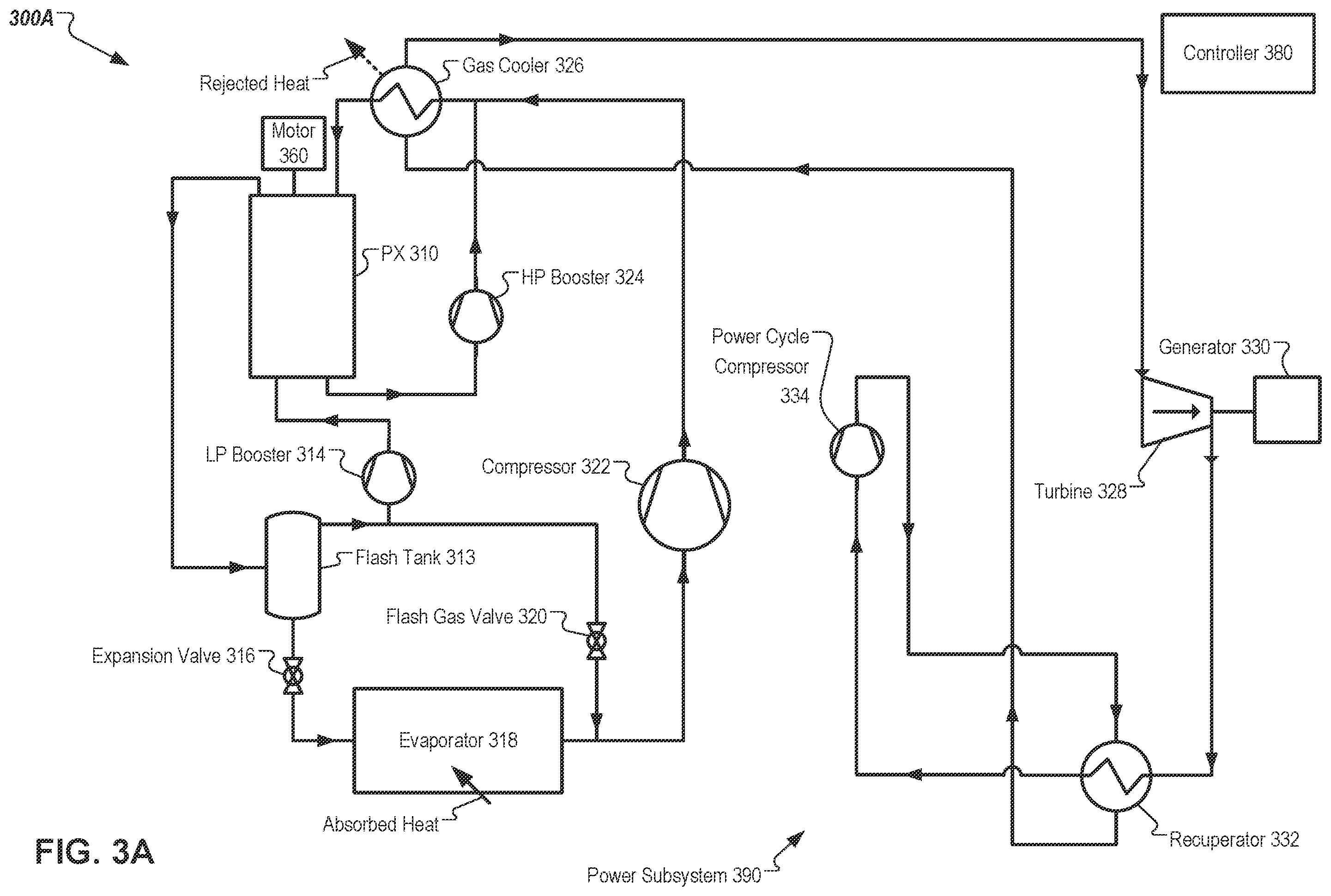 Patent US12590738 Figure 4 – Heat pump systems with pressure exchangers