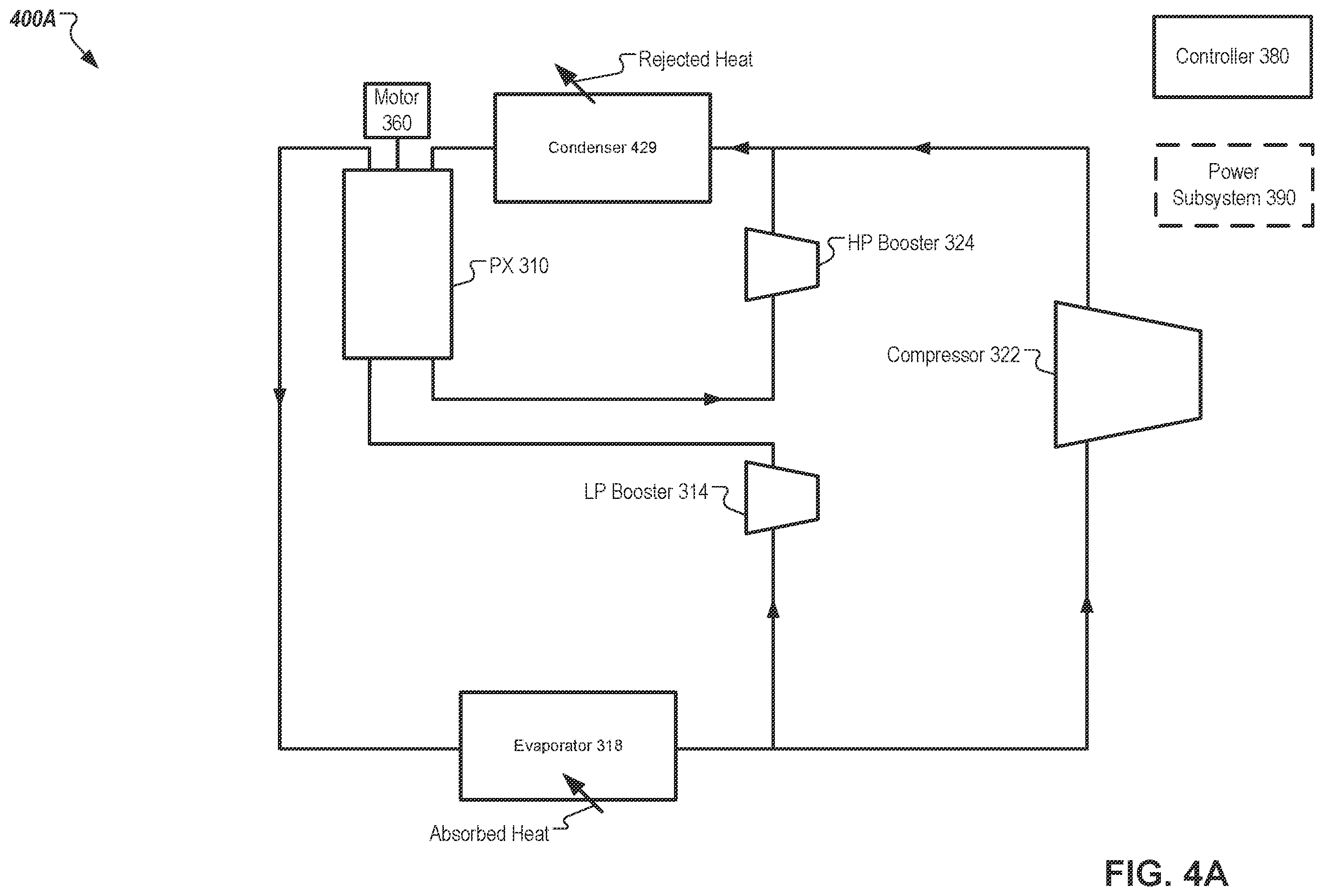 Patent US12590738 Figure 7 – Heat pump systems with pressure exchangers