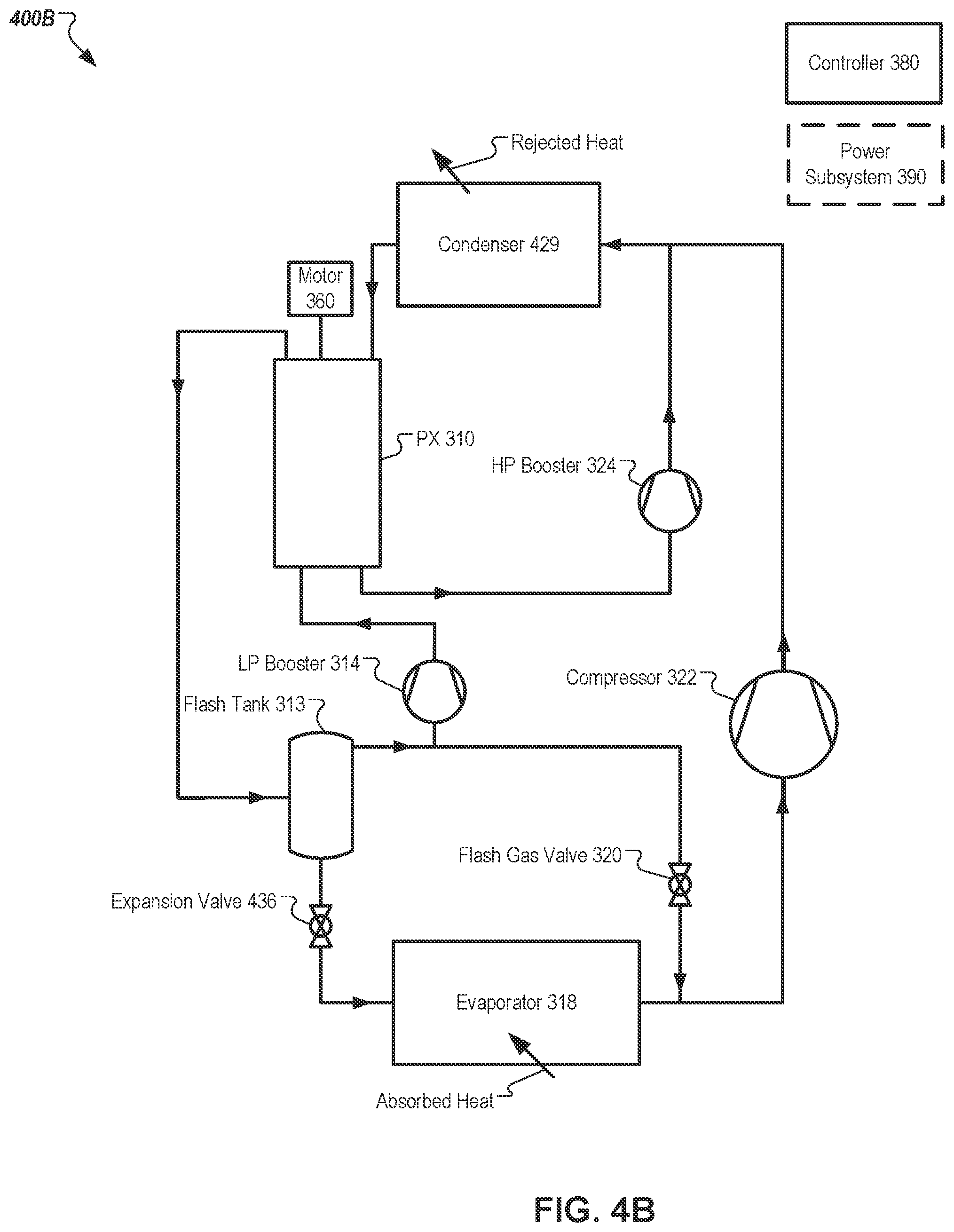 Patent US12590738 Figure 8 – Heat pump systems with pressure exchangers