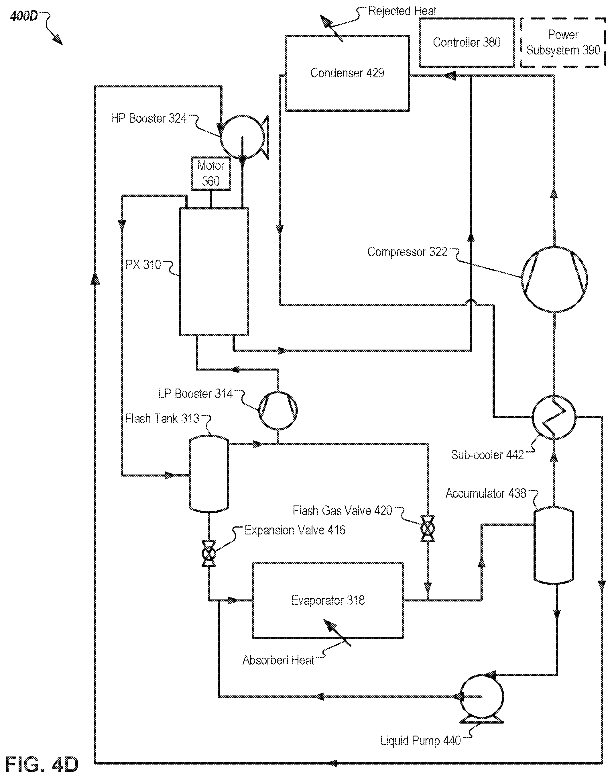 Patent US12590738 Figure 10 – Heat pump systems with pressure exchangers