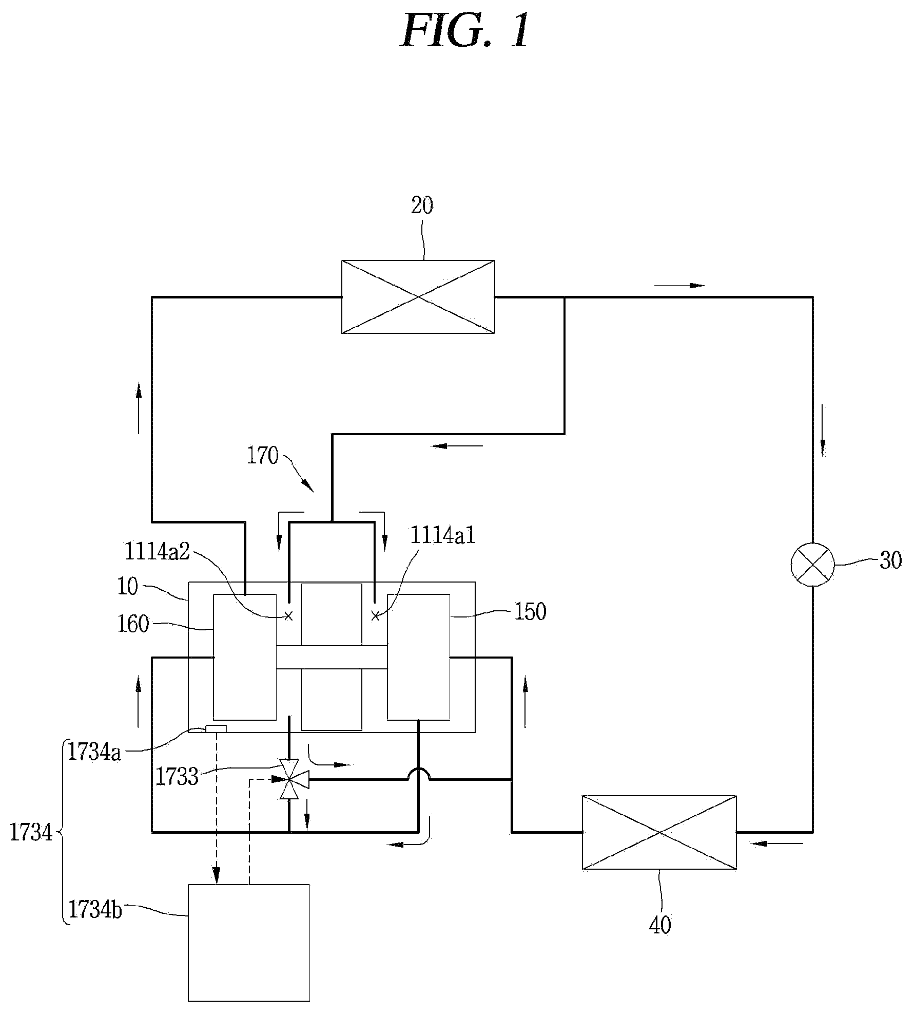 Patent US12590740 — Turbo compressor and refrigeration cycle device having turbo compressor — Figure 1