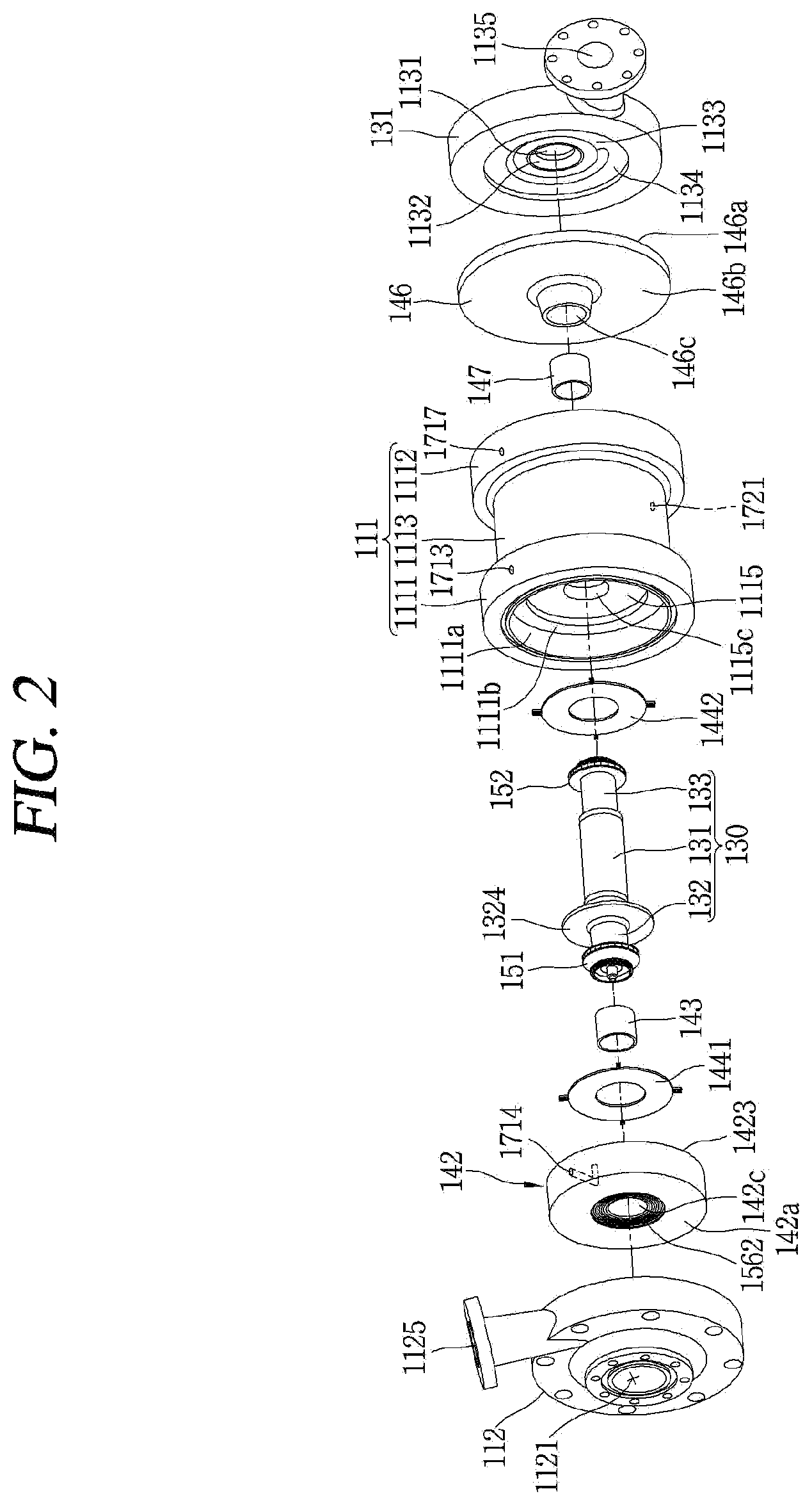Patent US12590740 Figure 2 – Turbo compressor and refrigeration cycle device having turbo compressor