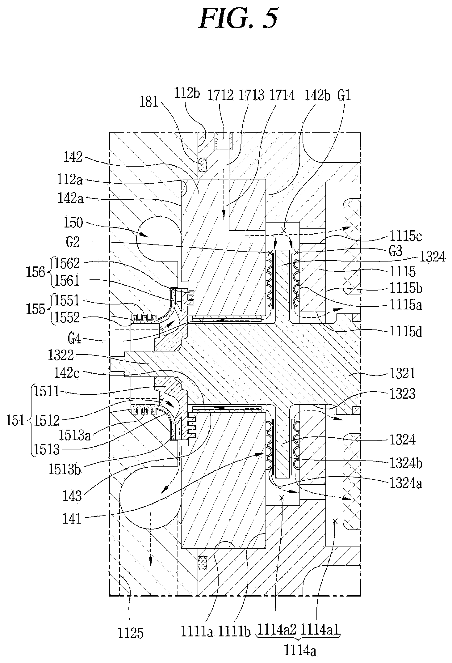 Patent US12590740 Figure 5 – Turbo compressor and refrigeration cycle device having turbo compressor