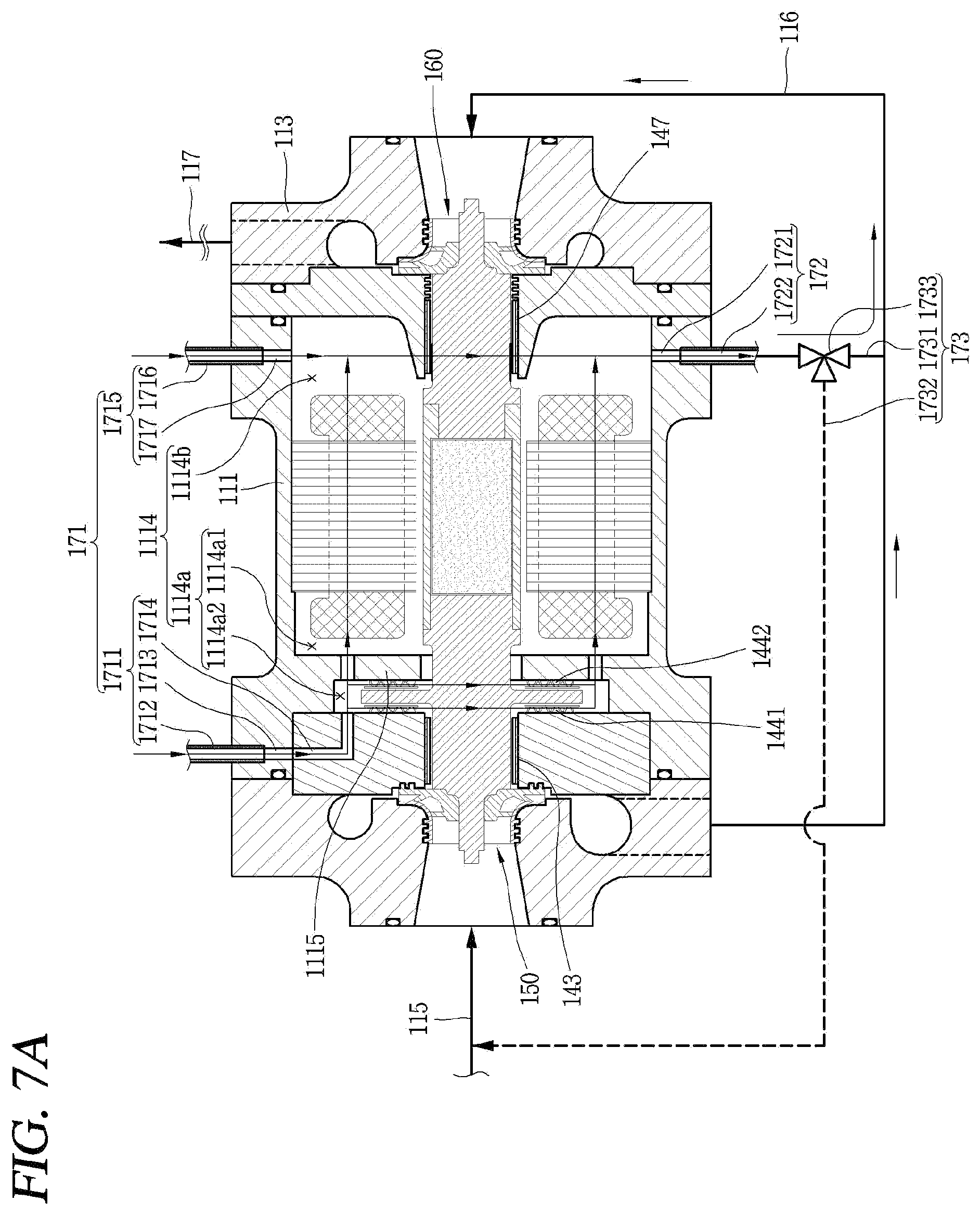 Patent US12590740 Figure 7 – Turbo compressor and refrigeration cycle device having turbo compressor