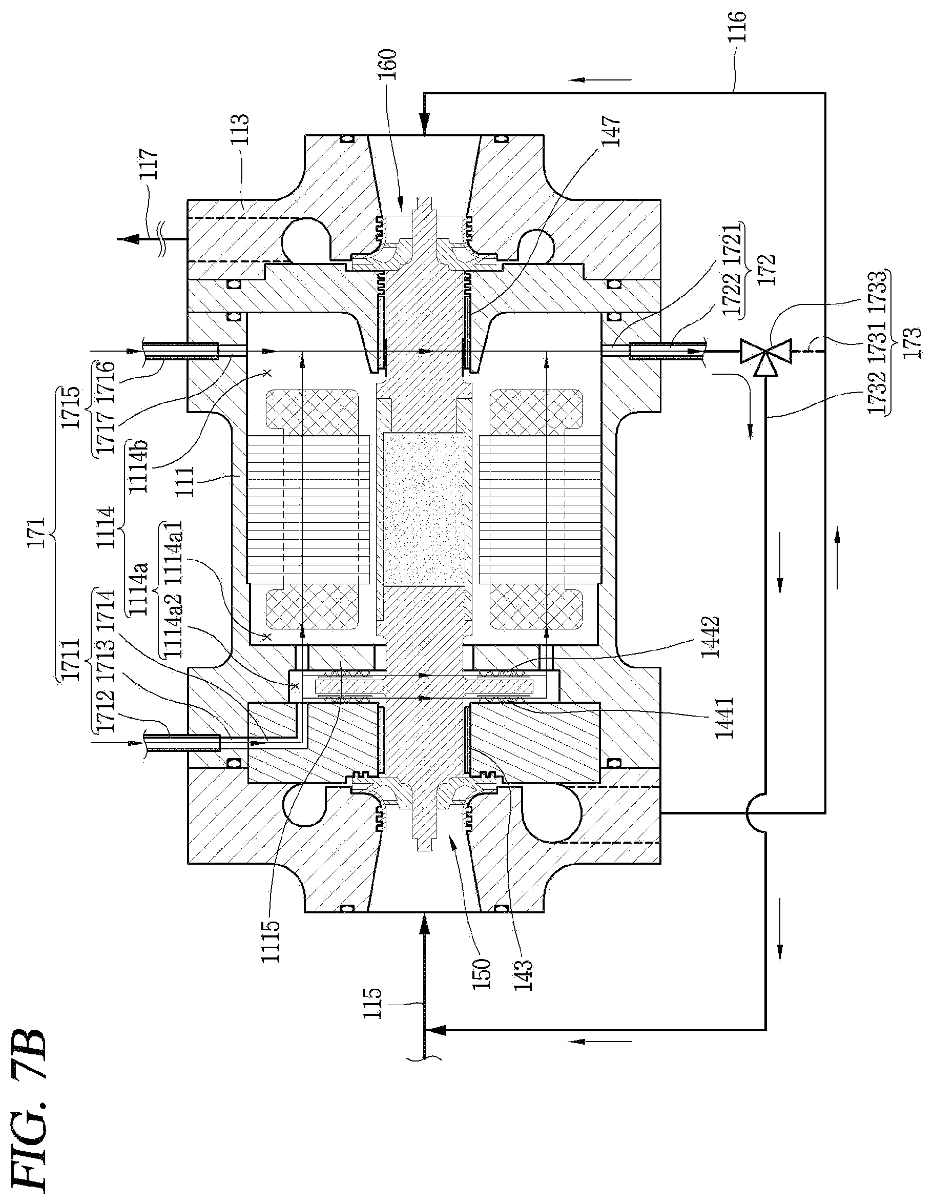 Patent US12590740 Figure 8 – Turbo compressor and refrigeration cycle device having turbo compressor