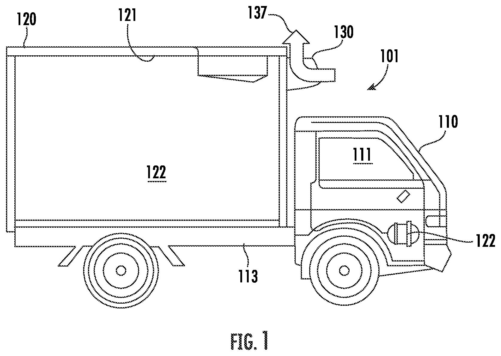 Patent US12590744 — Reduction of power consumption in transport refrigeration unit — Figure 1